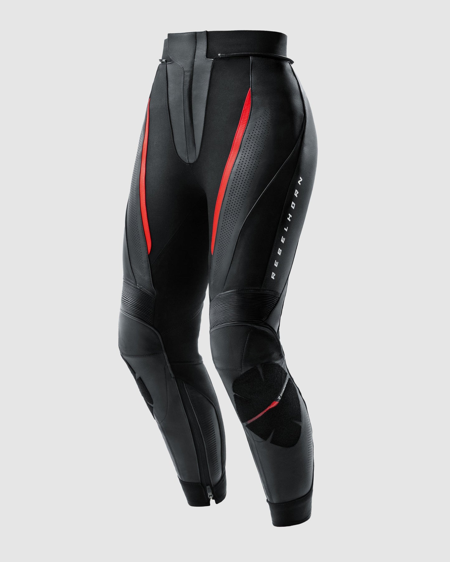 Diva Pantalon Moto Femme Rouge