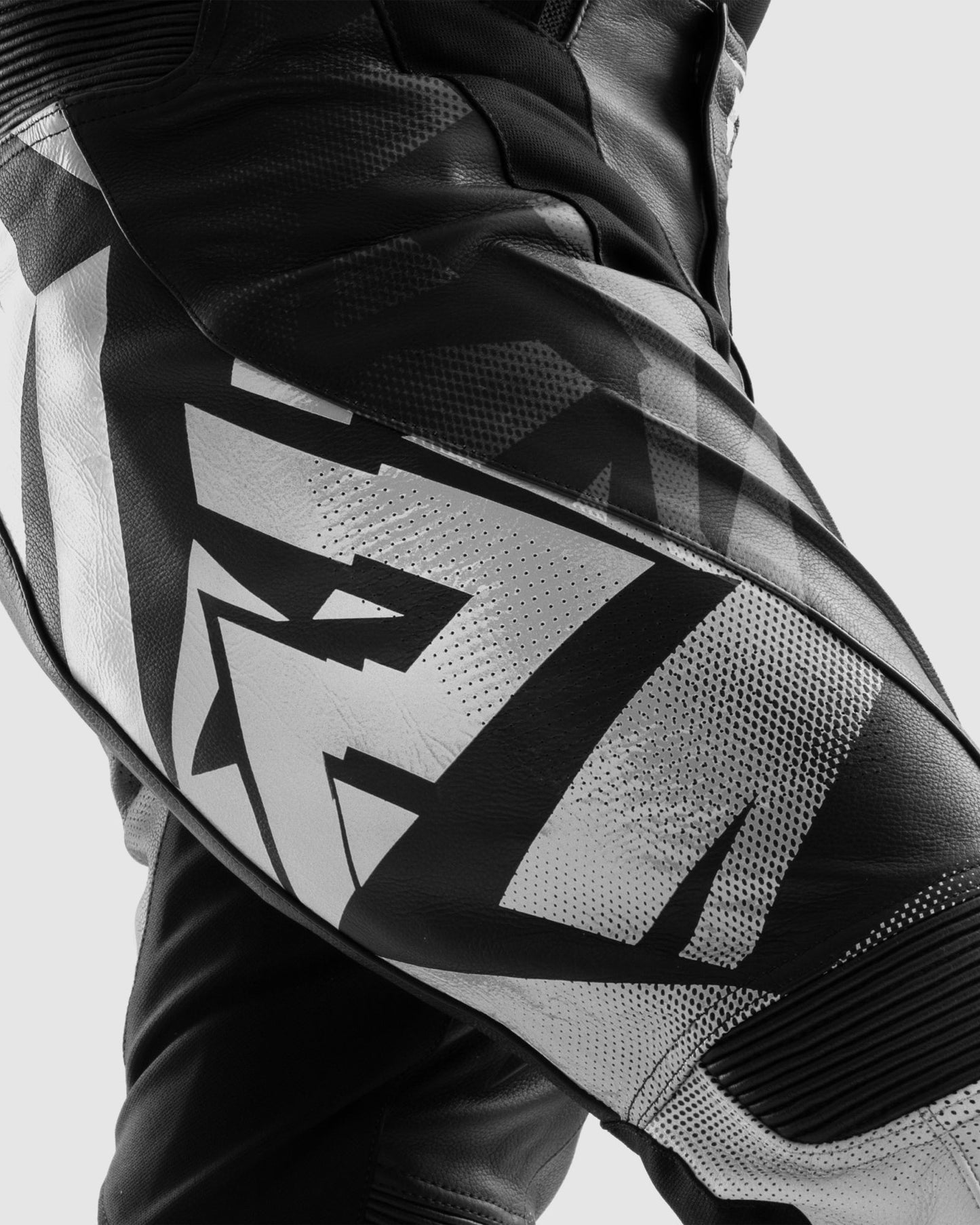 Inferno Pantalon Moto Noir Blanc