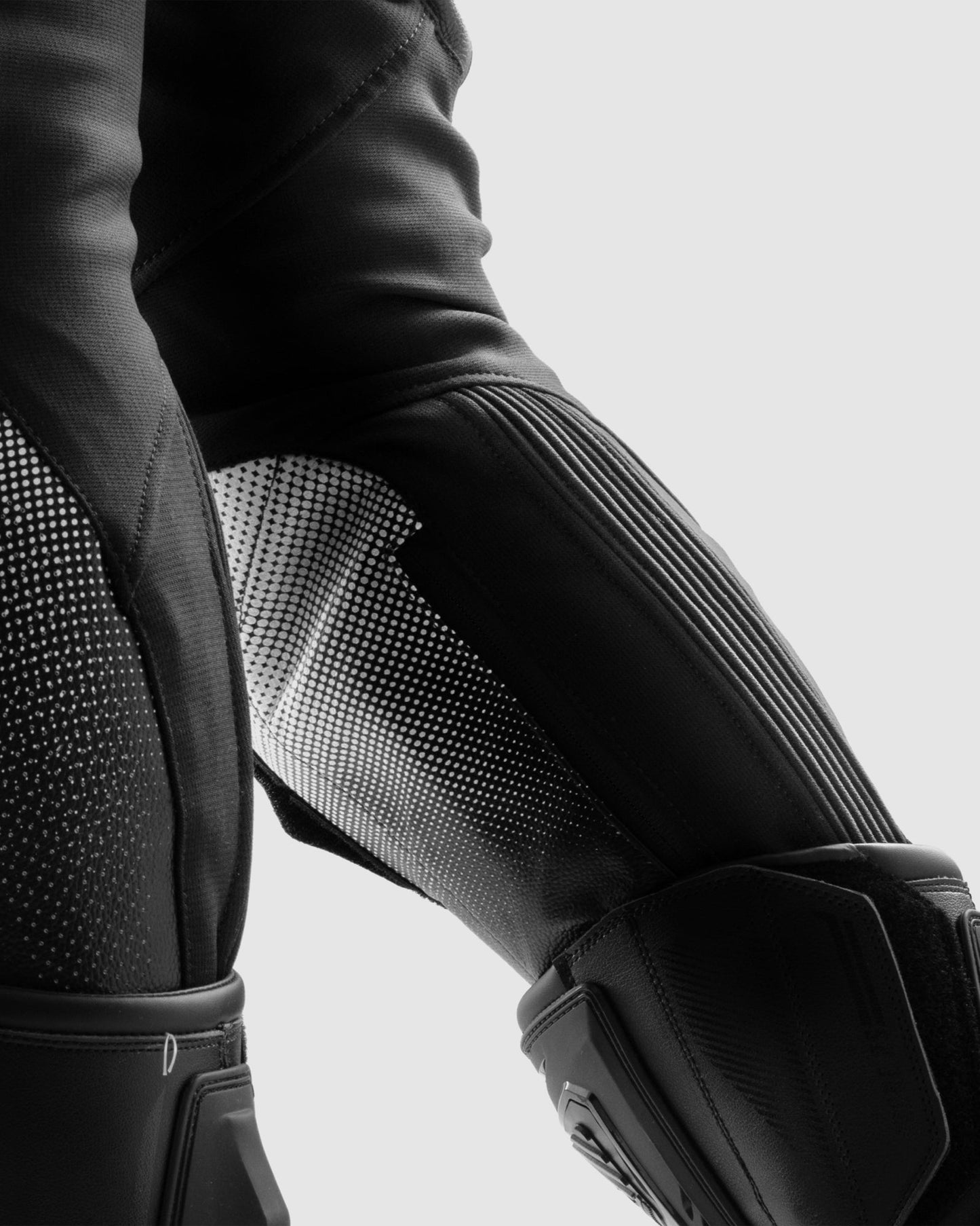 Inferno Pantalon Moto Noir Blanc