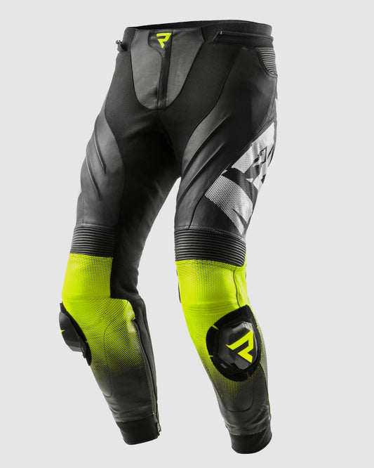 Inferno Pantalon Moto Jaune Fluo