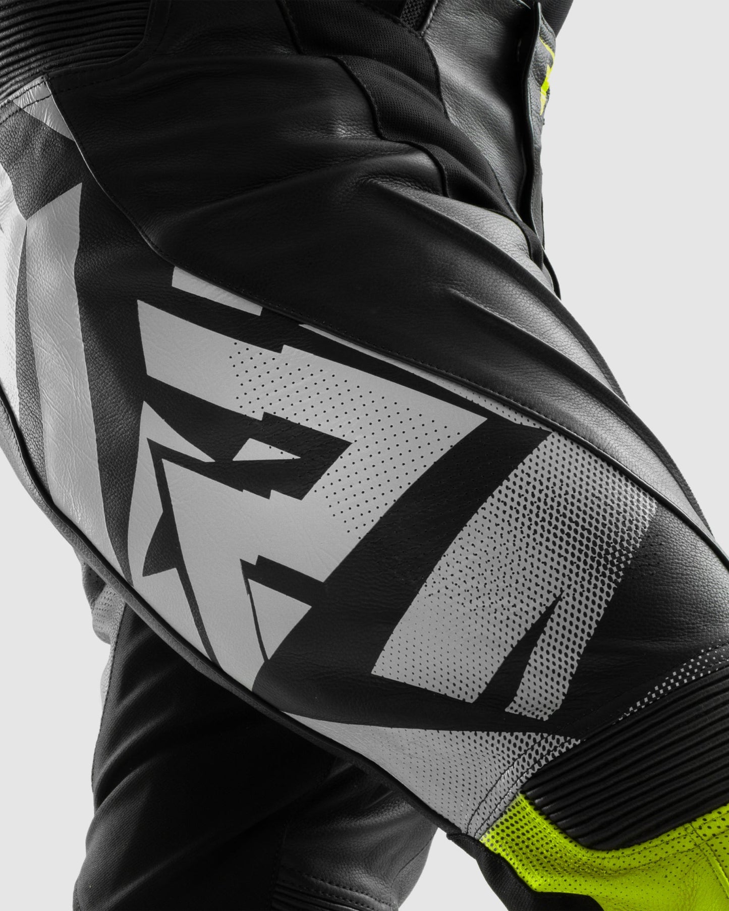 Inferno Pantalon Moto Jaune Fluo