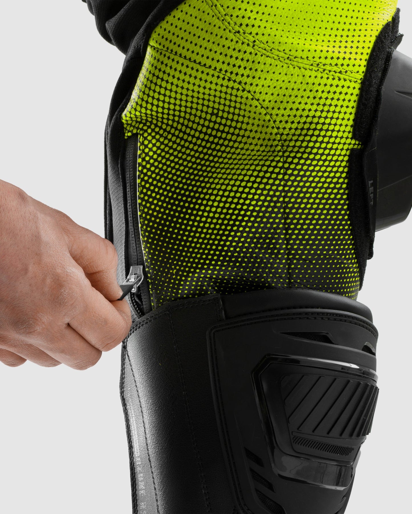 Inferno Pantalon Moto Jaune Fluo