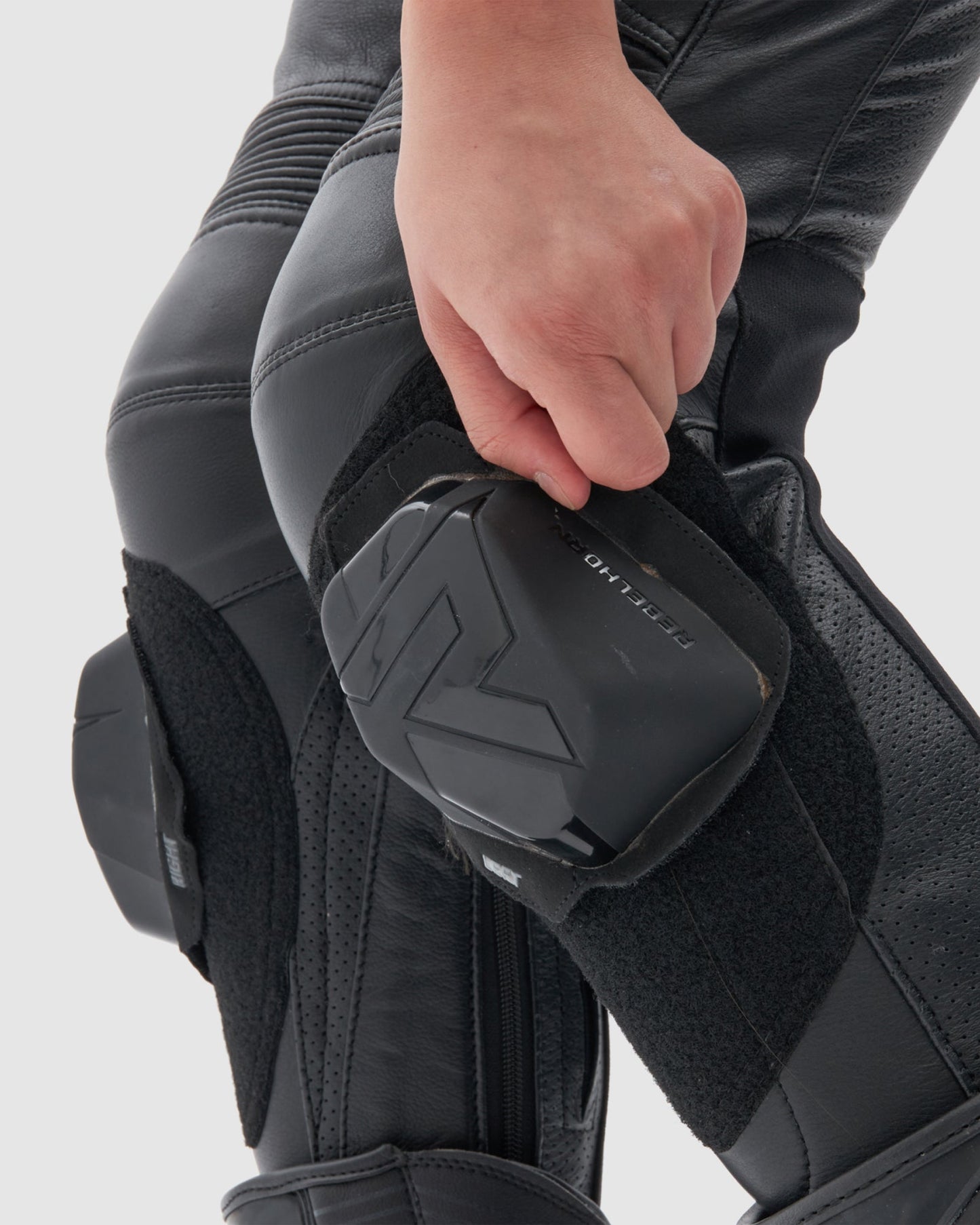 Rebel Femme Pantalon Moto Noir