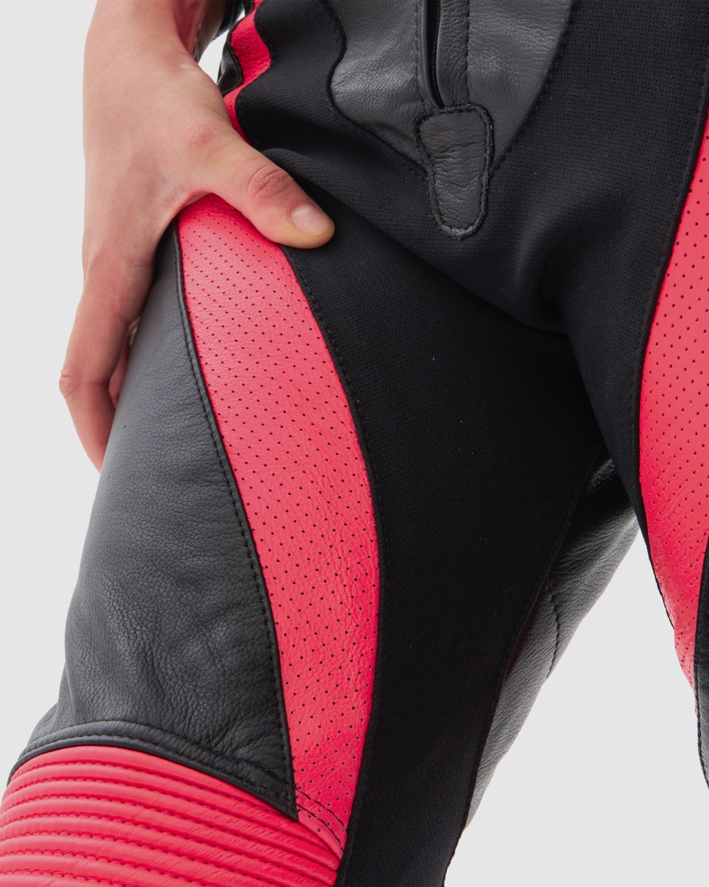 Rebel Femme Pantalon Moto Rose