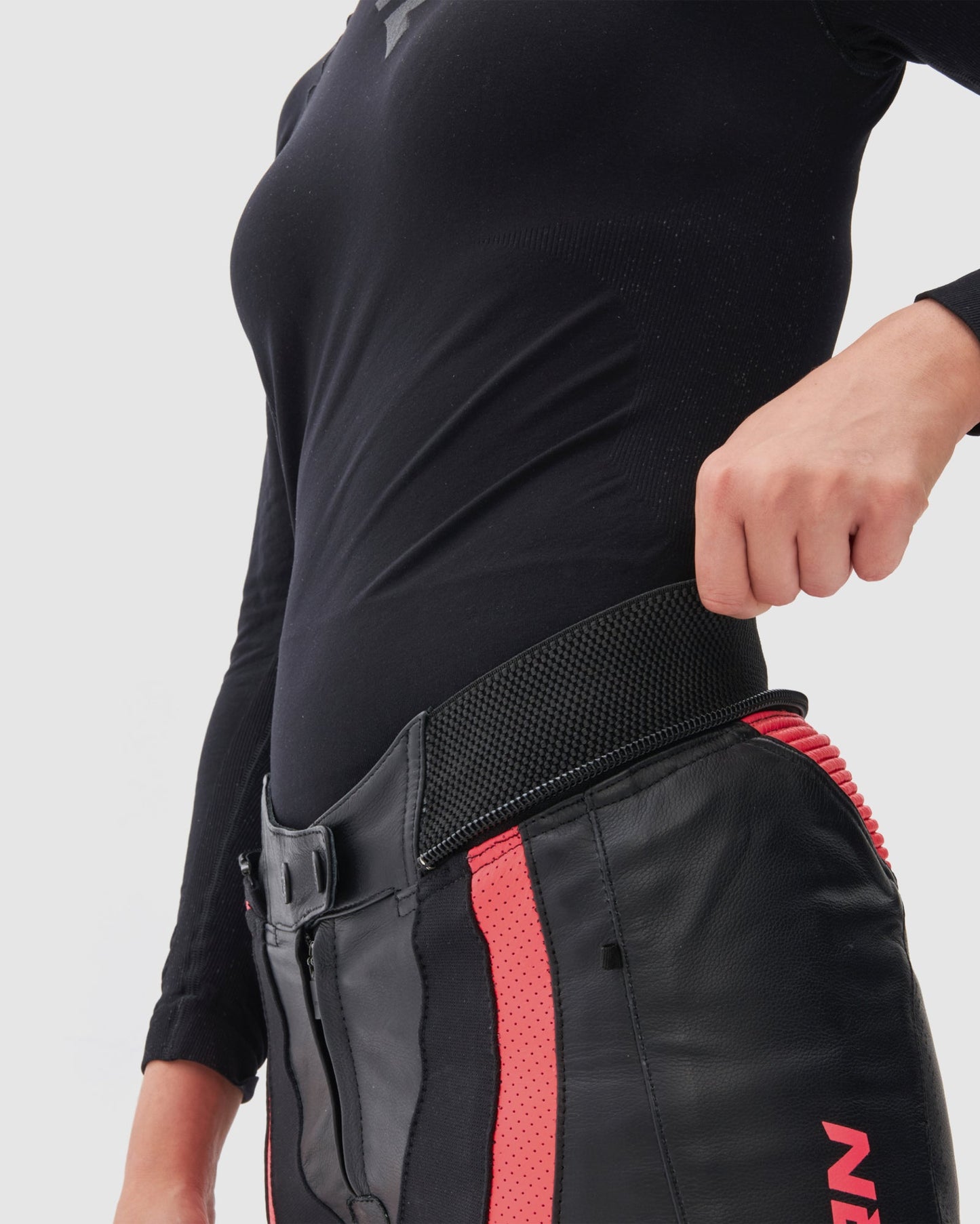 Rebel Femme Pantalon Moto Rose