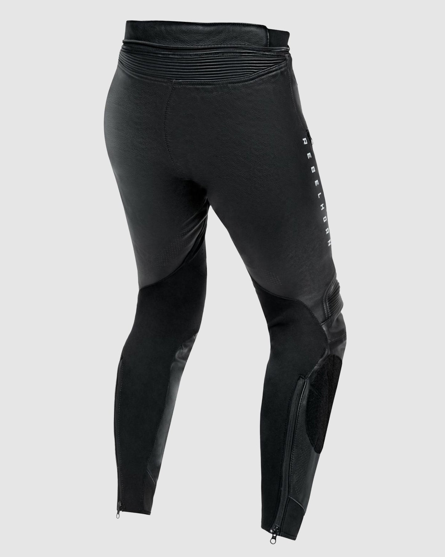 Veloce Pantalon Moto Cuir Noir