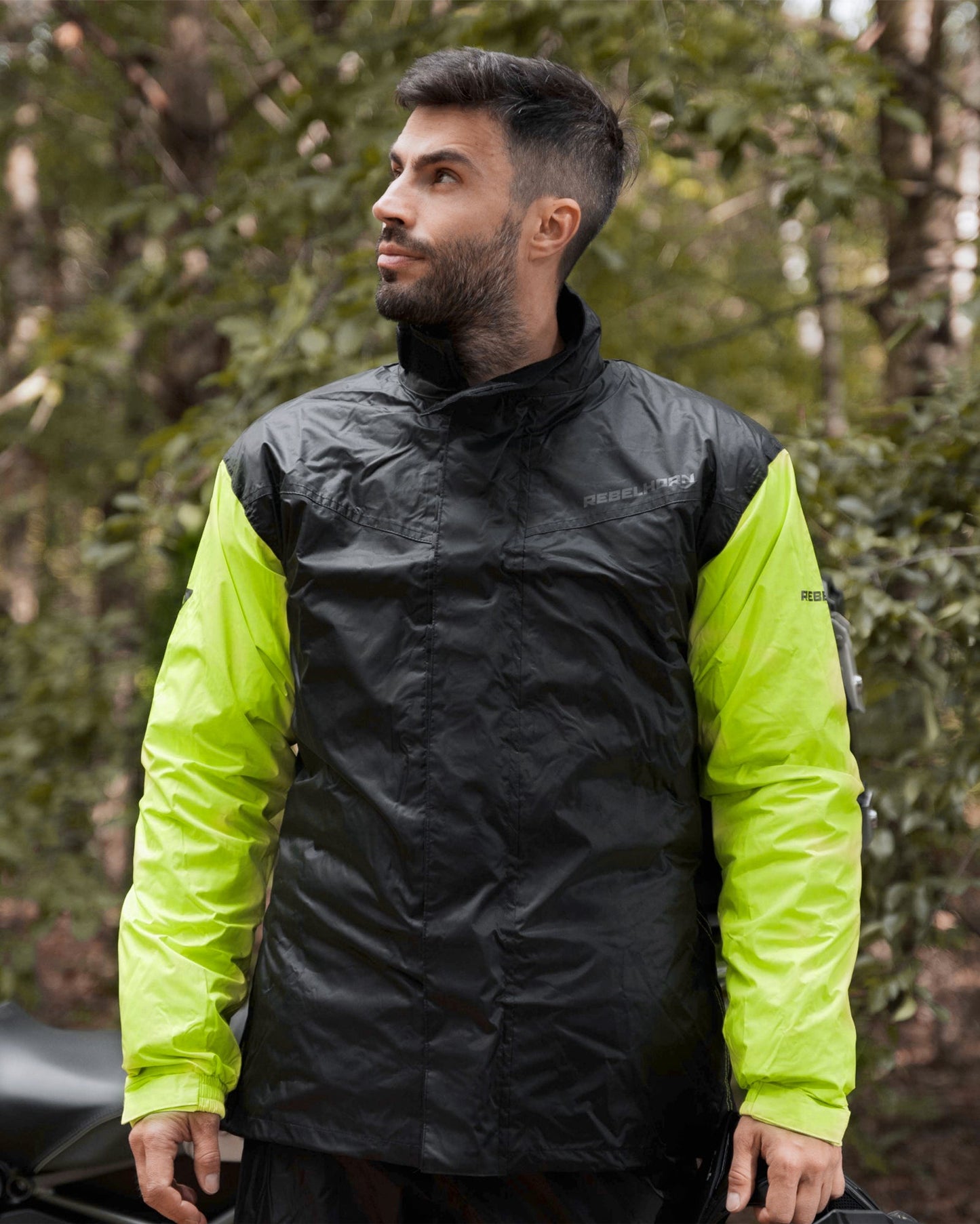 Rain 2 Pièces Combinaison Pluie Jaune Fluo