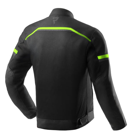Echo Noir/Jaune Fluo Veste Moto