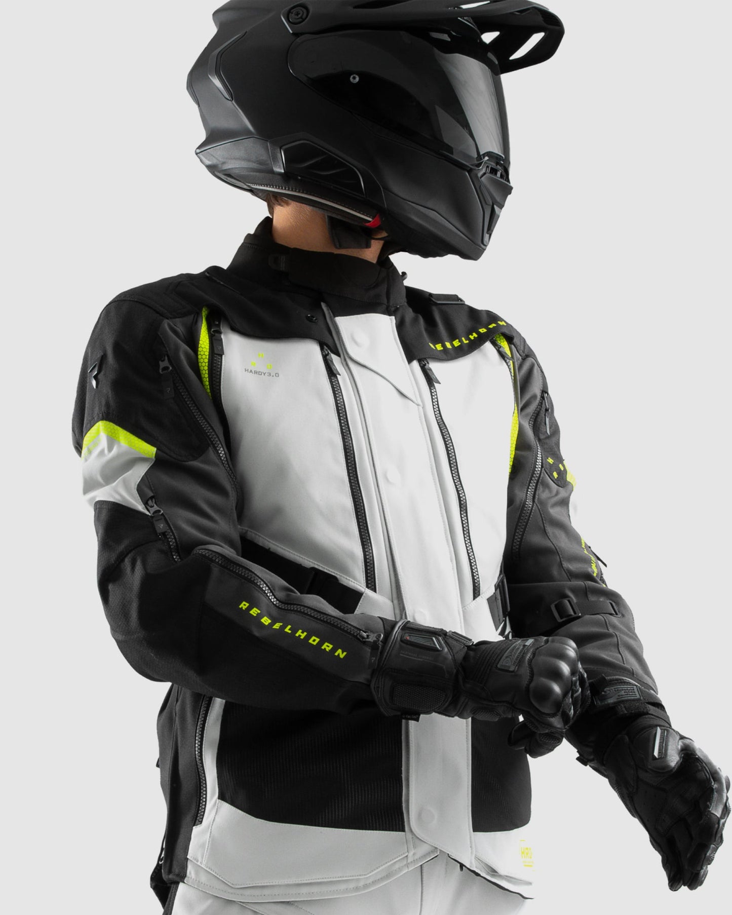 Hardy 3.0 Blouson Moto Gris