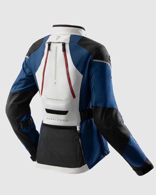 Hardy 3.0 Femme Blouson Moto Bleu