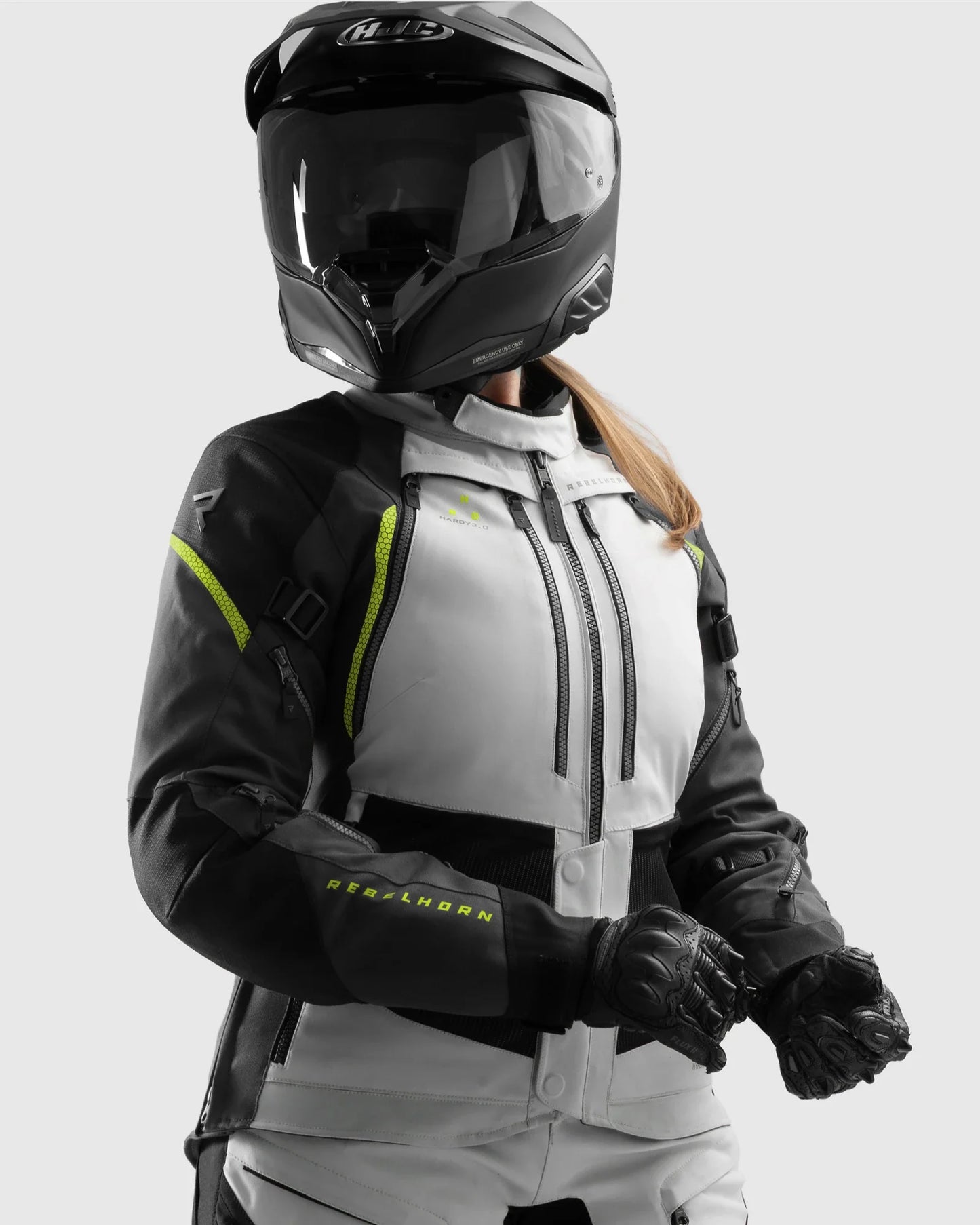 Hardy 3.0 Femme Blouson Moto Gris