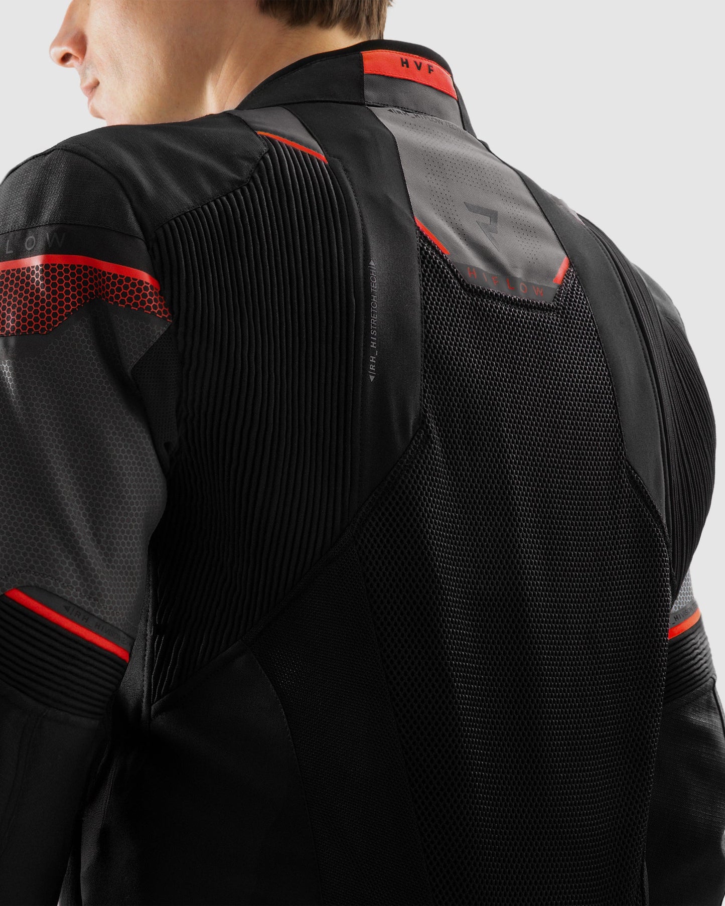 Hiflow V Blouson Moto Foncé Gris