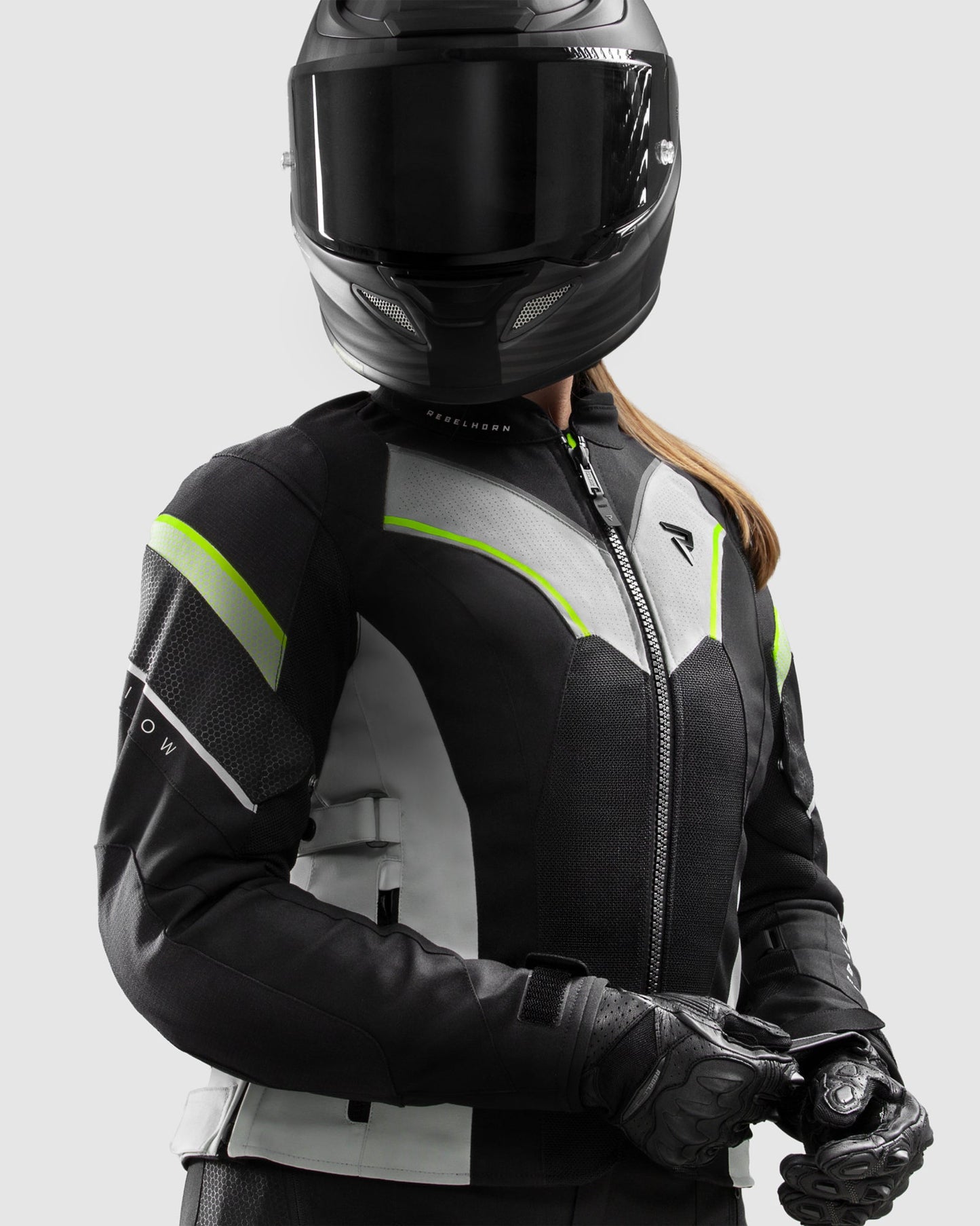 Hiflow V Femme Blouson Moto Gris