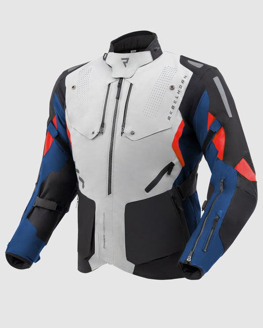 Hiker IV Blouson Moto Bleu