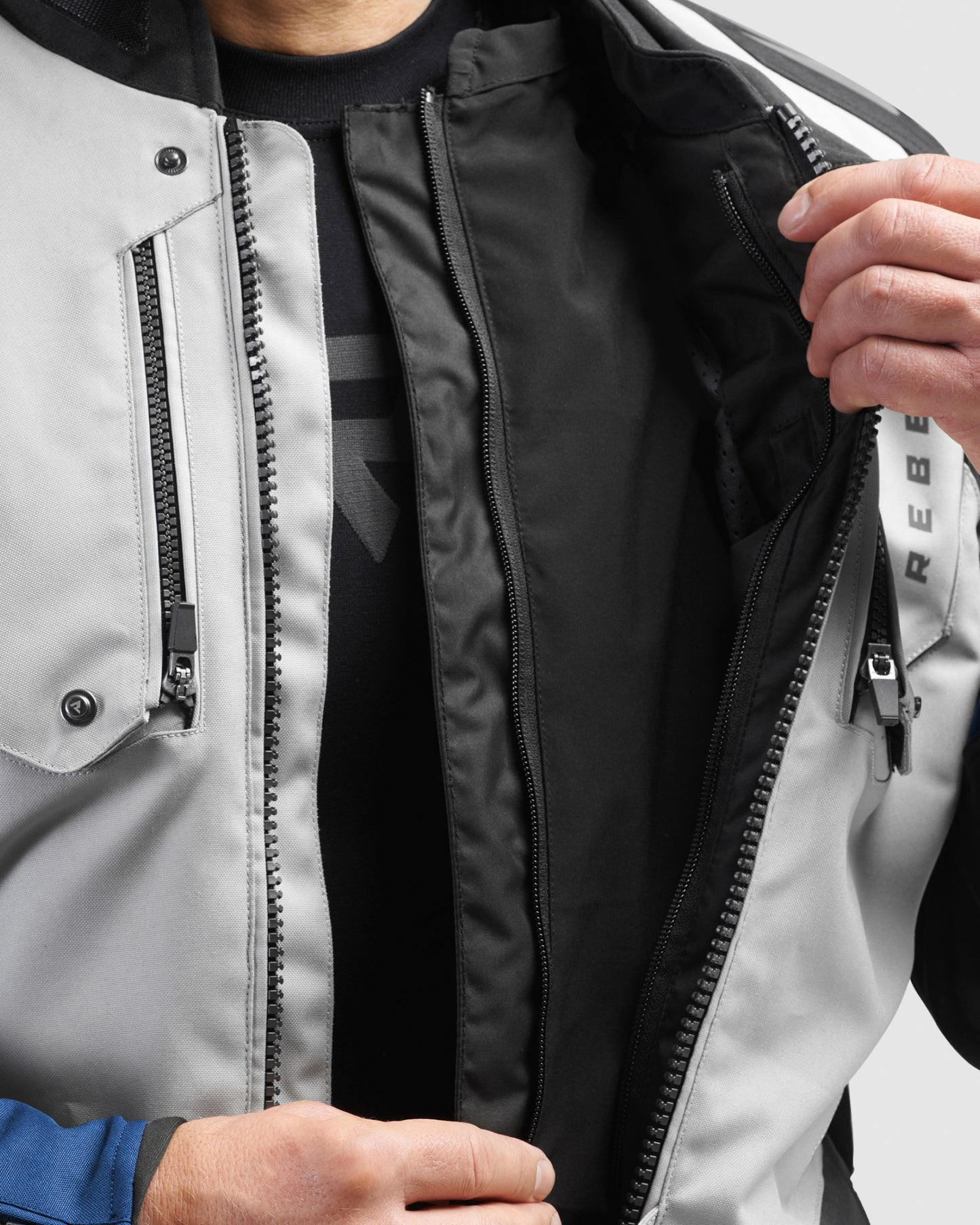 Hiker IV Blouson Moto Bleu
