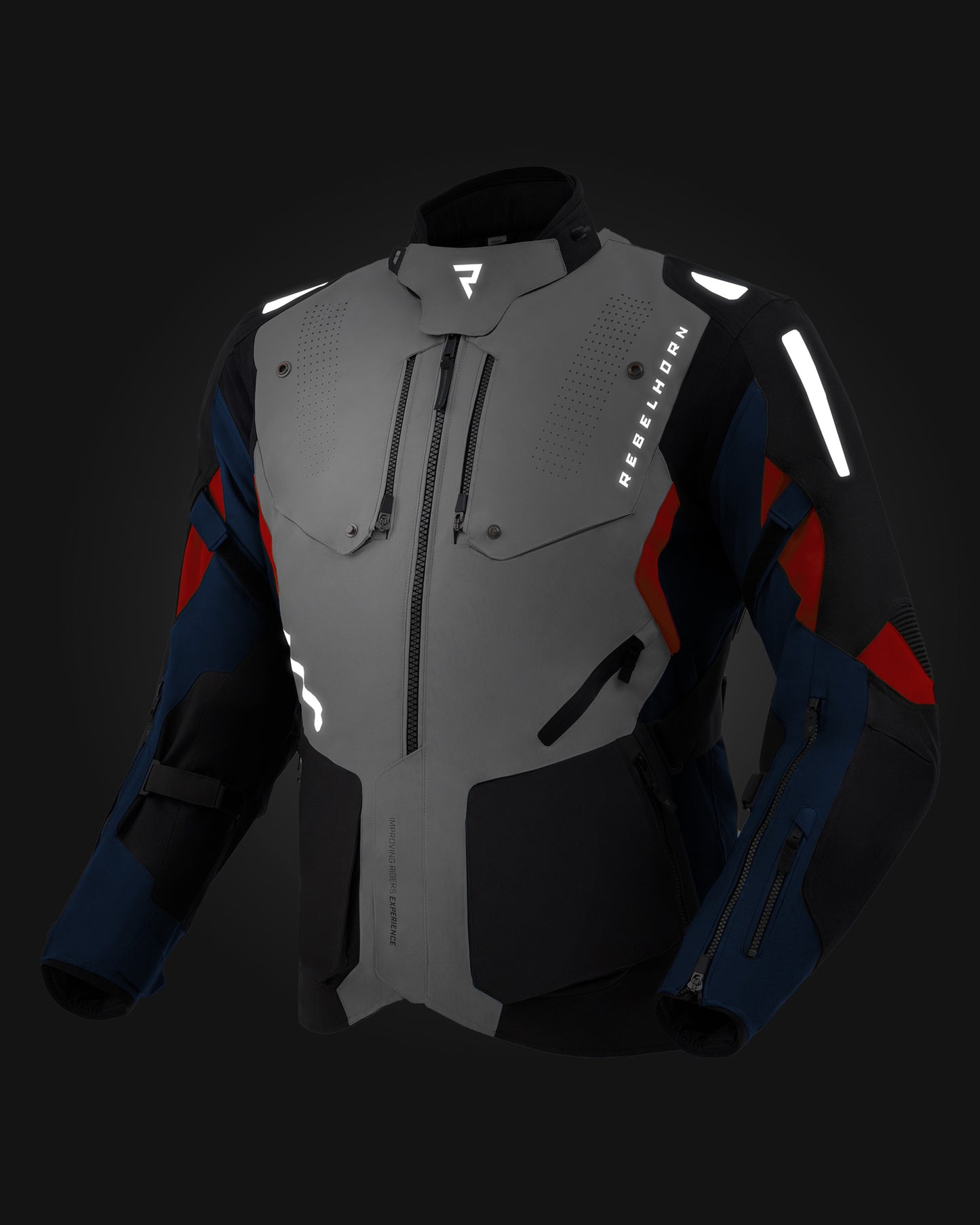 Hiker IV Blouson Moto Bleu