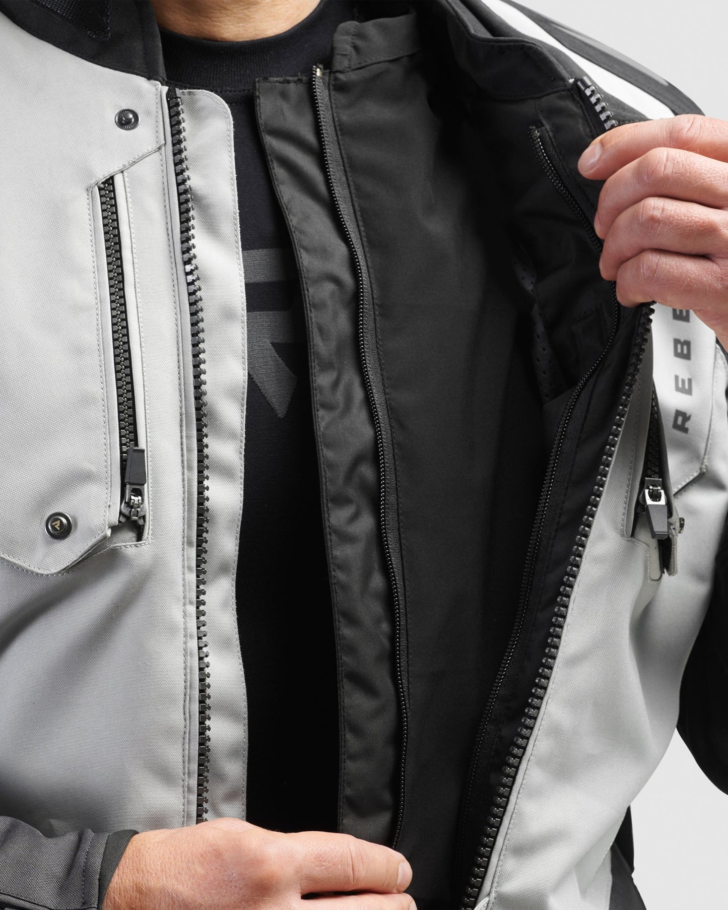 Hiker IV Blouson Moto Gris