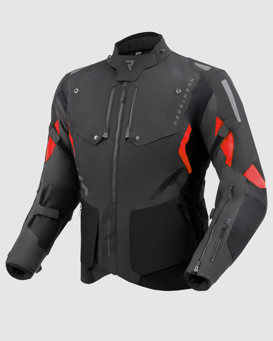 Hiker IV Blouson Moto Rouge