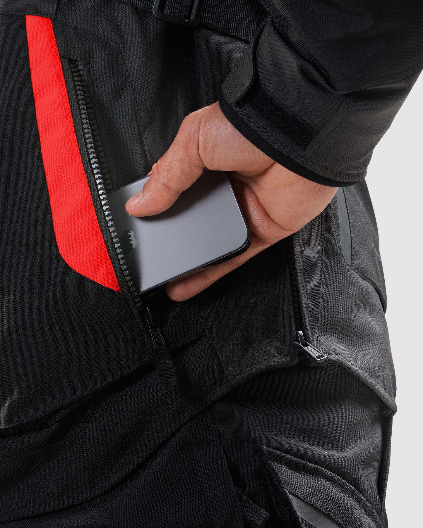 Hiker IV Blouson Moto Rouge
