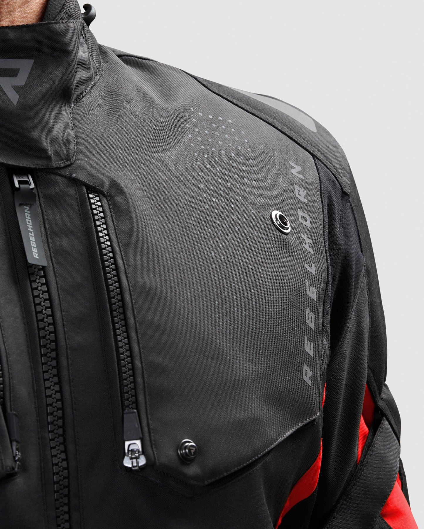 Hiker IV Blouson Moto Rouge