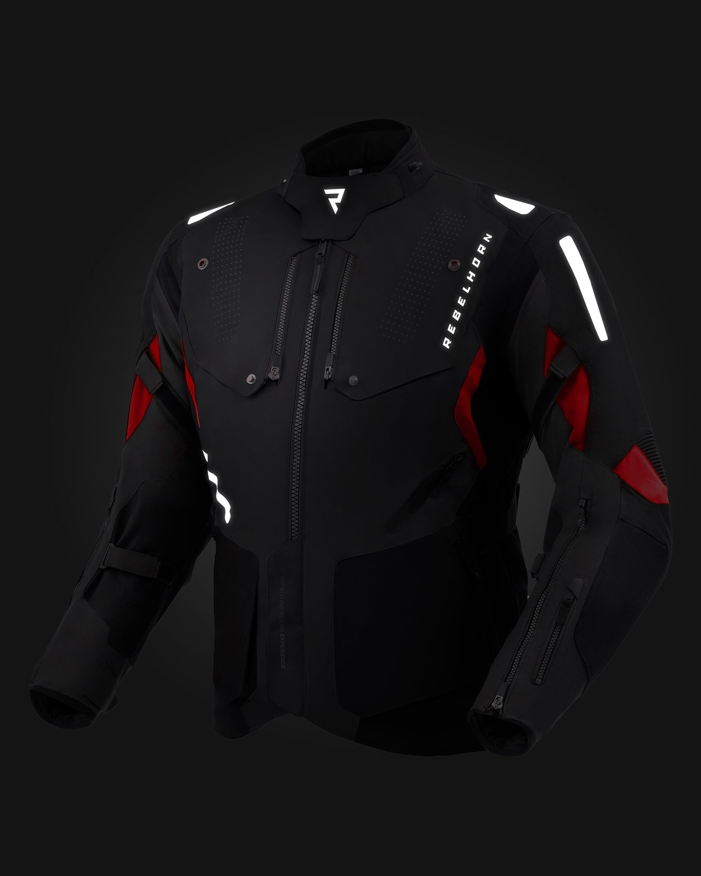 Hiker IV Blouson Moto Rouge