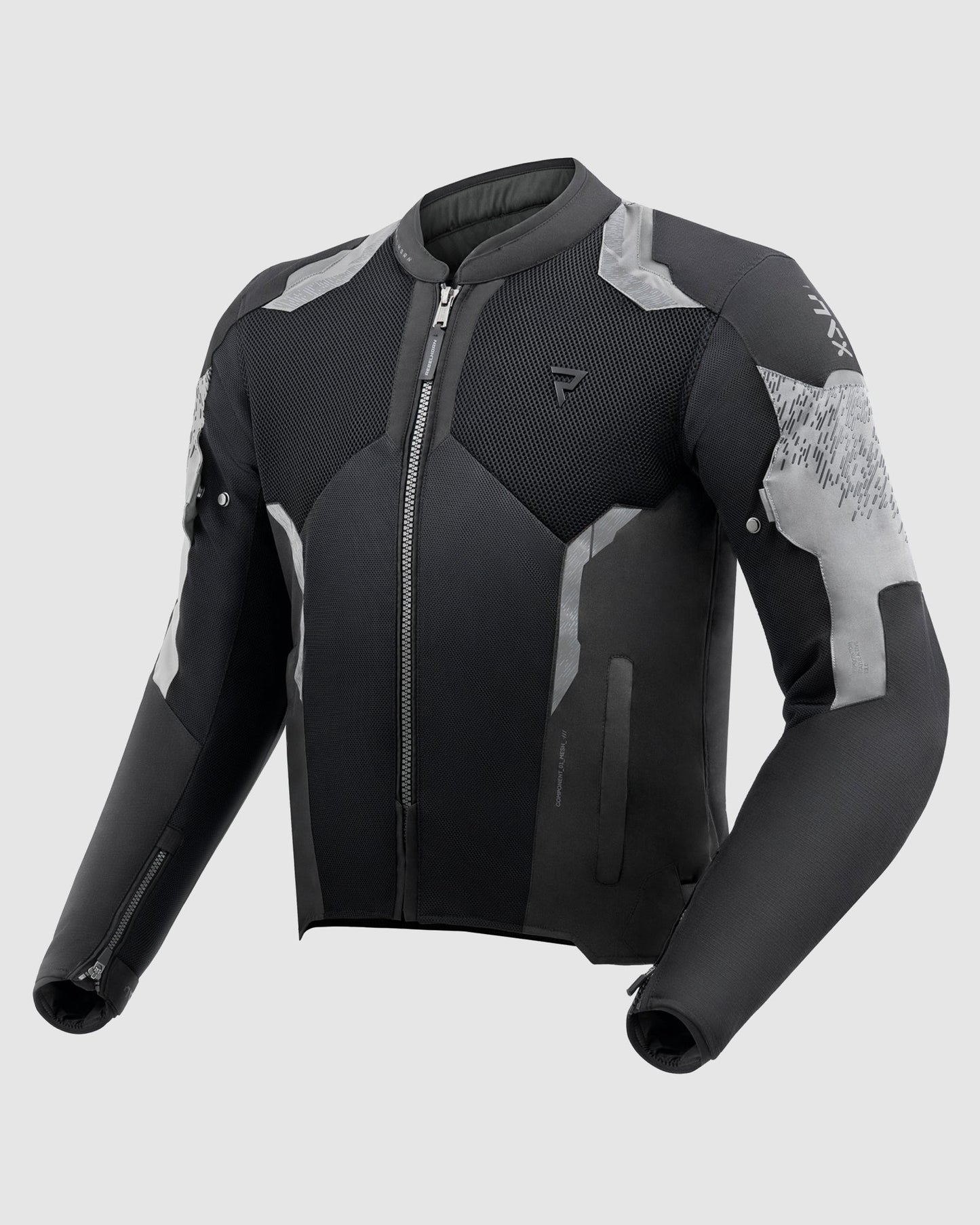 Jax Blouson Moto Gris