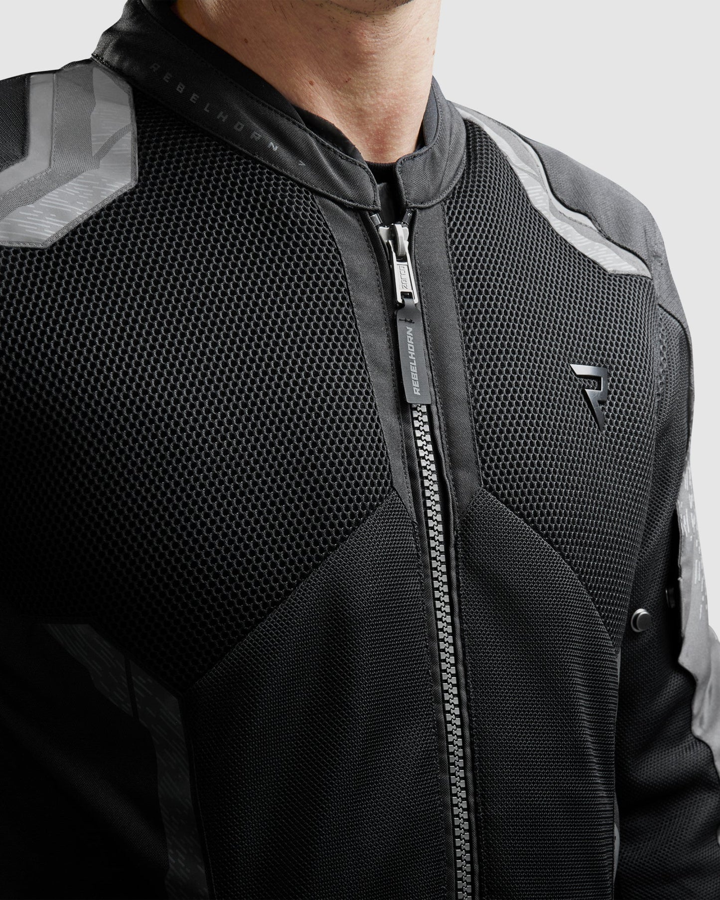 Jax Blouson Moto Gris