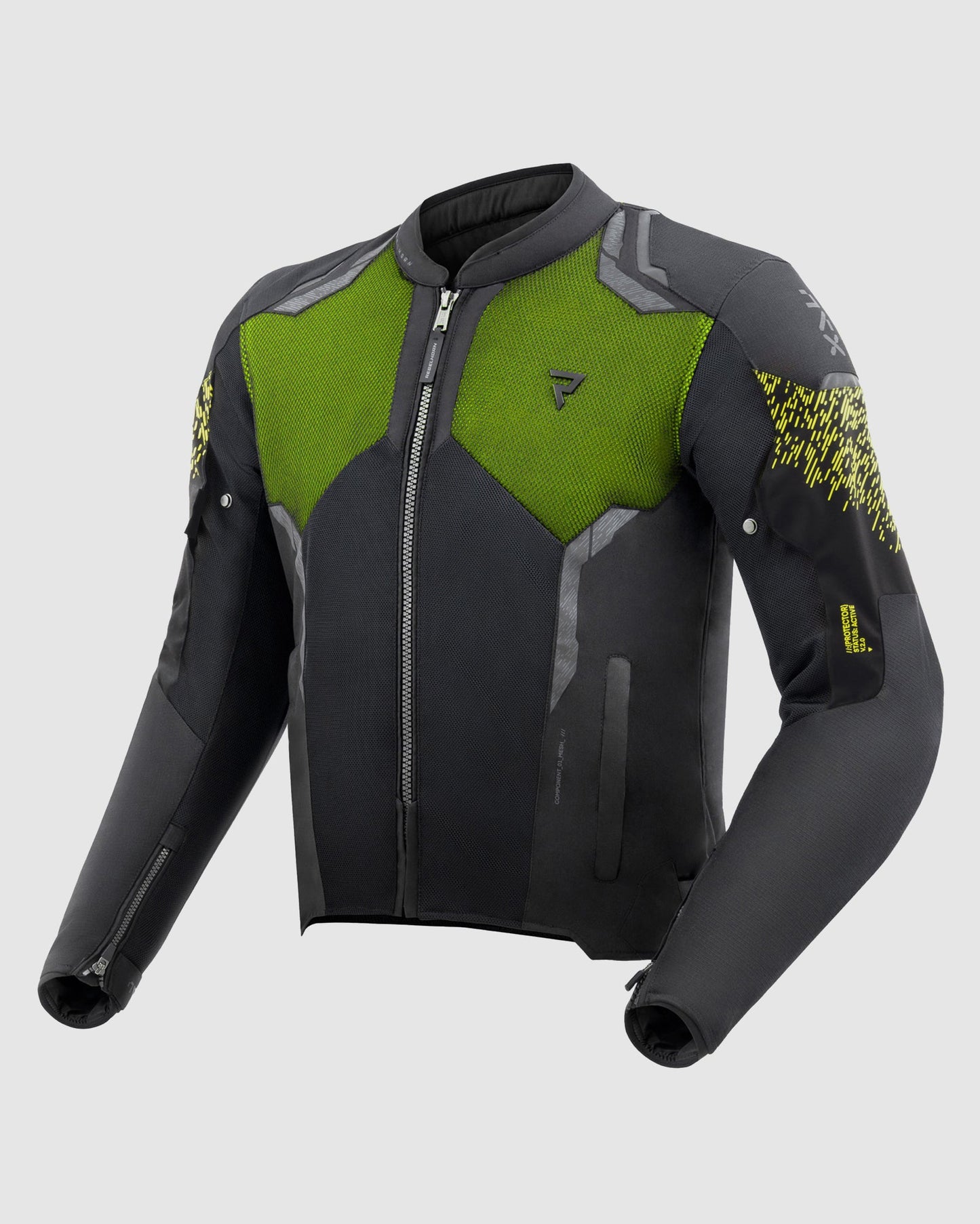 Jax Blouson Moto Vert