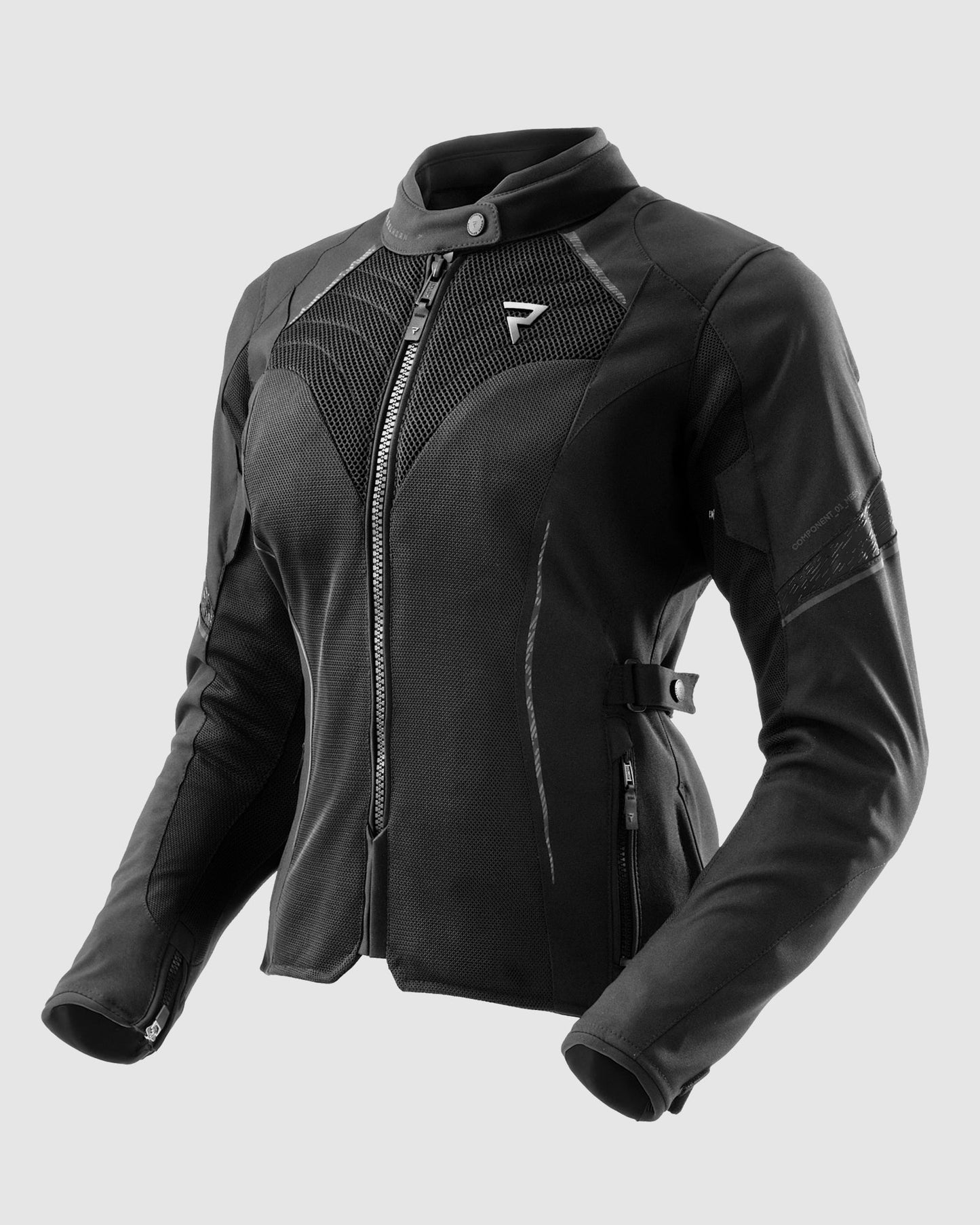 Jax Femme Blouson Moto Noir