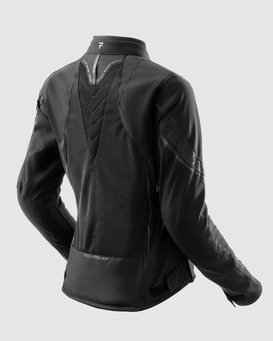 Jax Femme Blouson Moto Noir