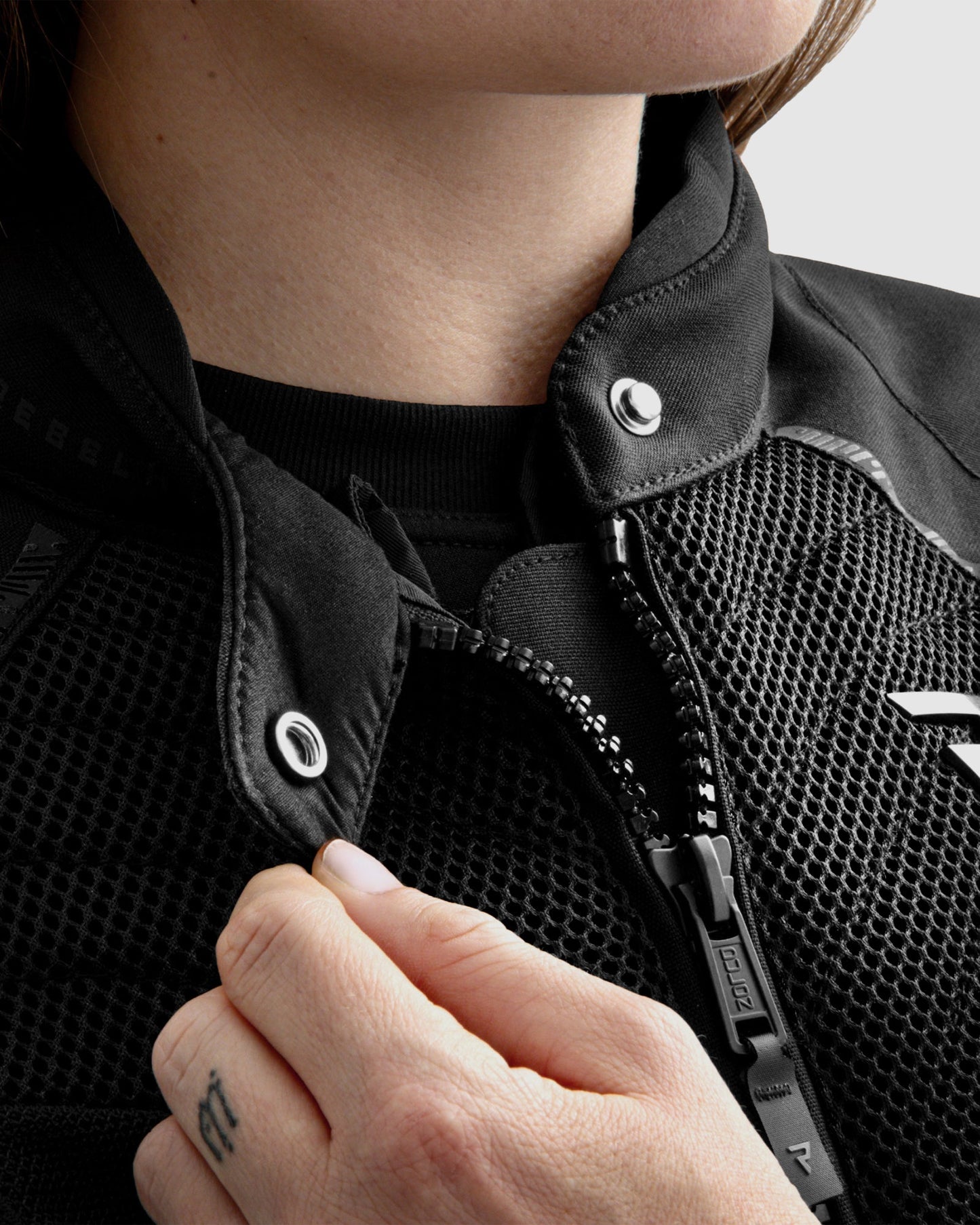 Jax Femme Blouson Moto Noir