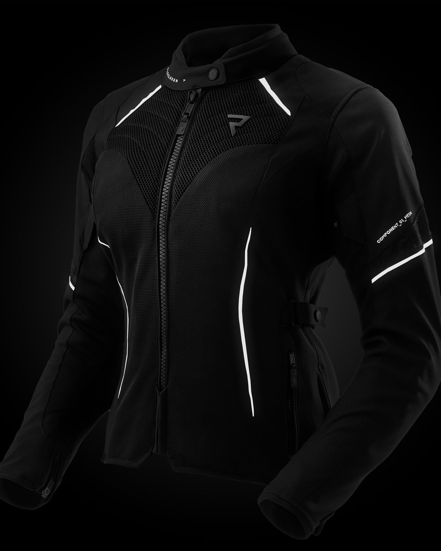 Jax Femme Blouson Moto Noir