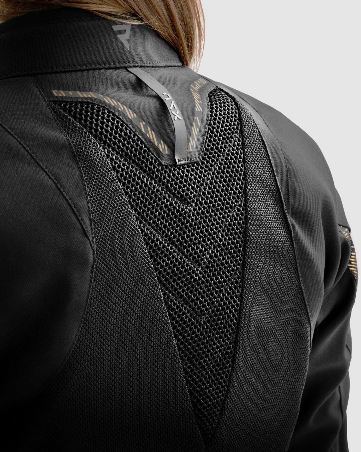 Jax Femme Blouson Moto Or