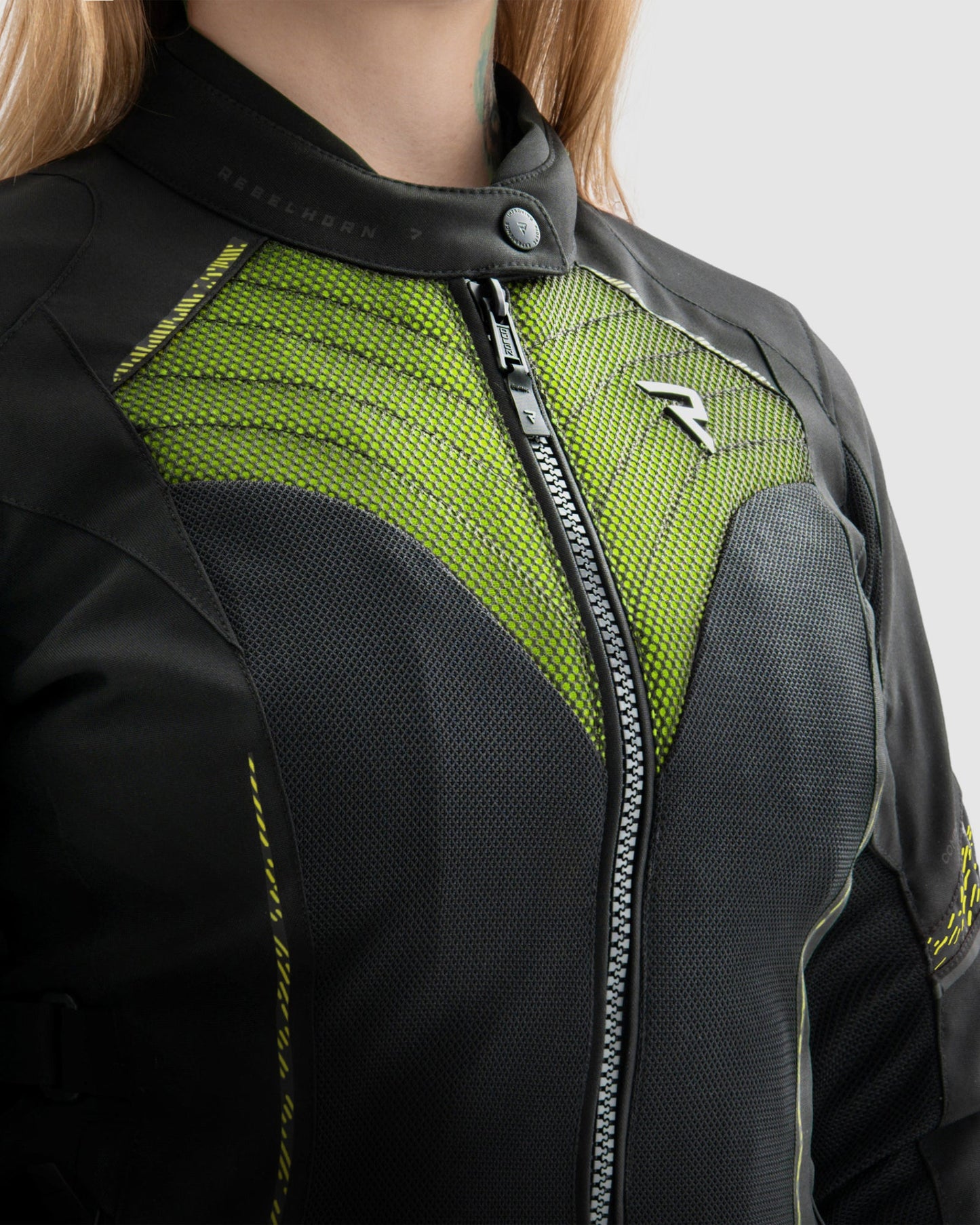 Jax Femme Blouson Moto Vert