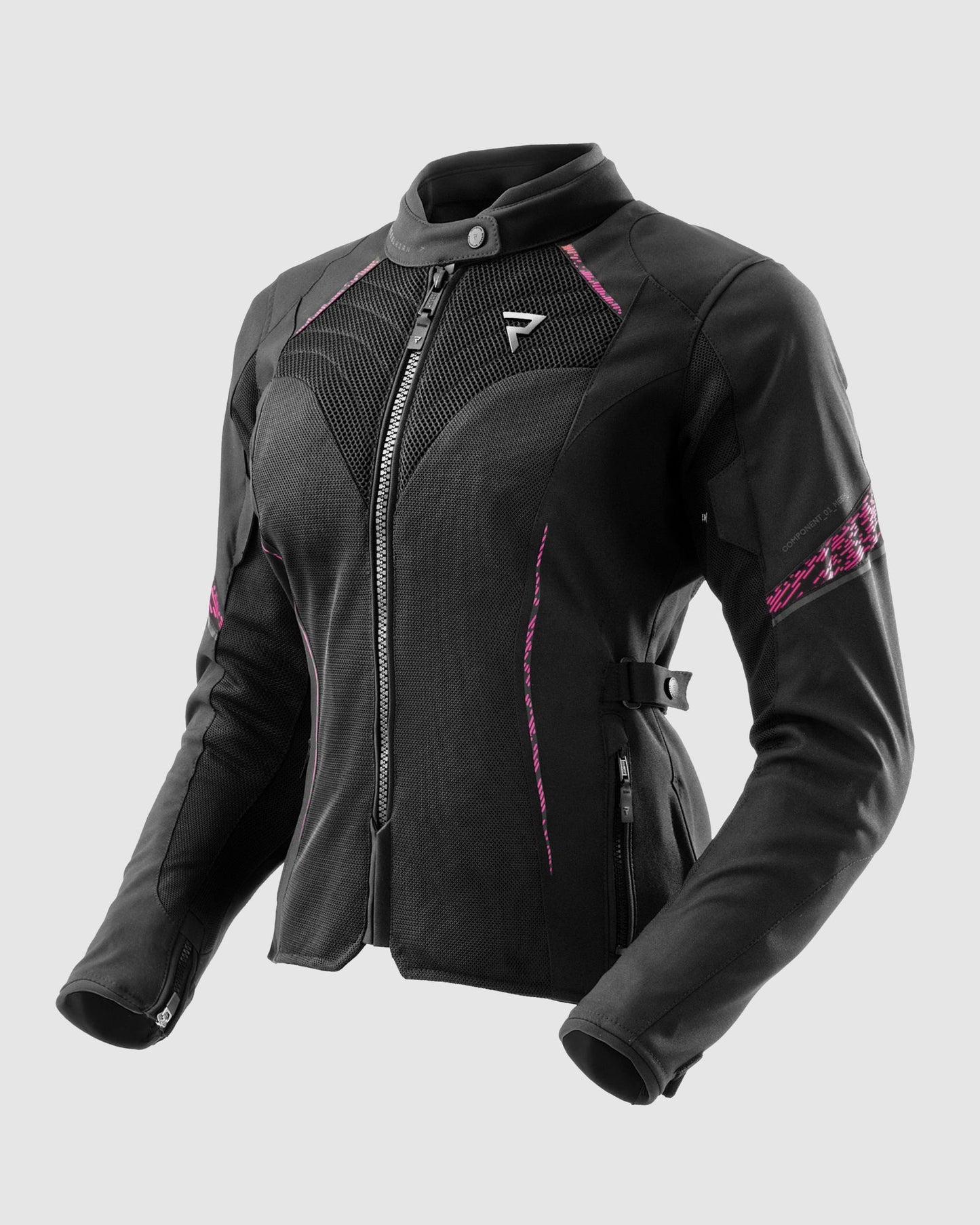 Jax Femme Blouson Moto Rose