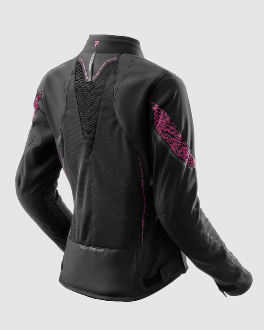 Jax Femme Blouson Moto Rose