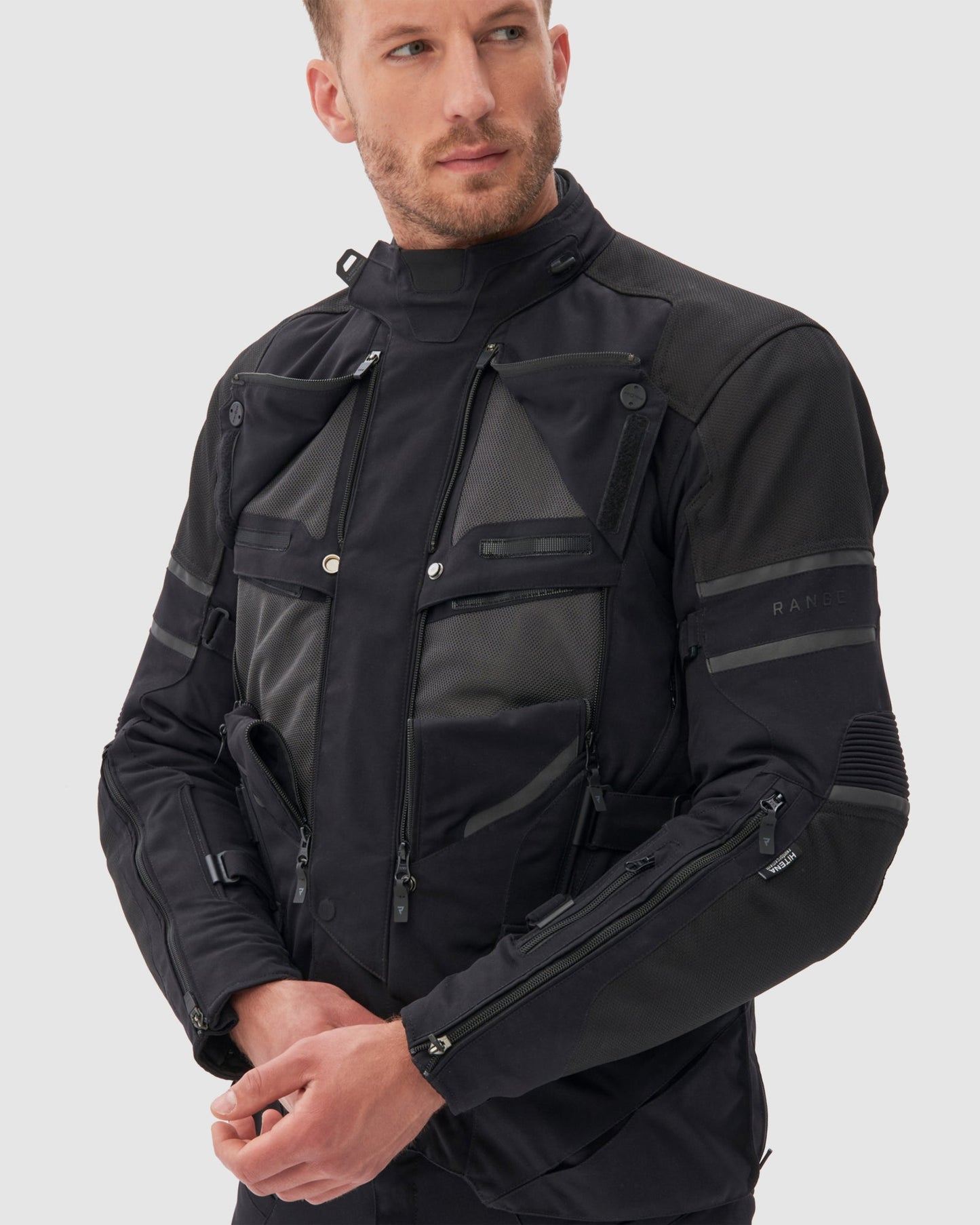 Range Blouson Moto Noir