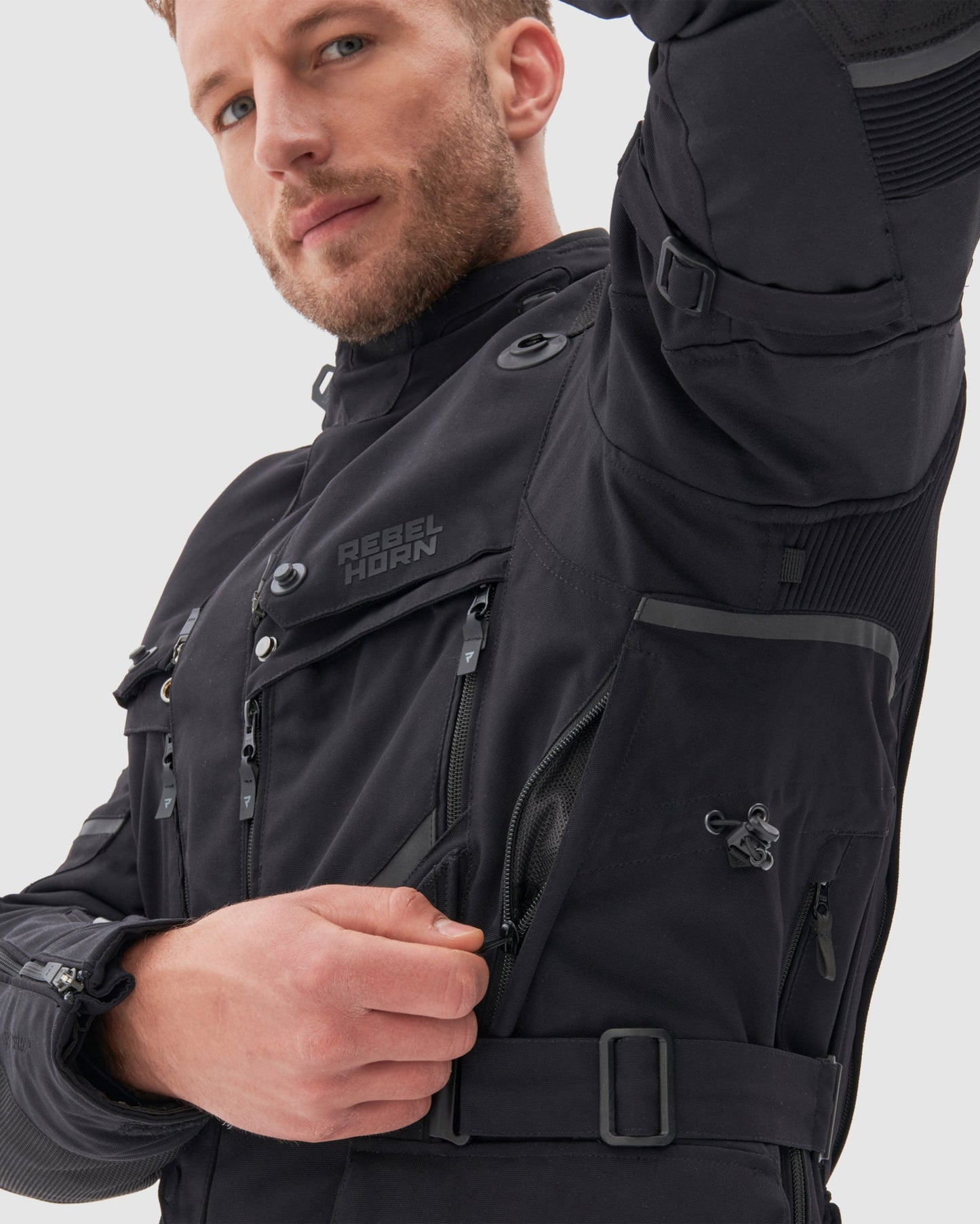 Range Blouson Moto Noir