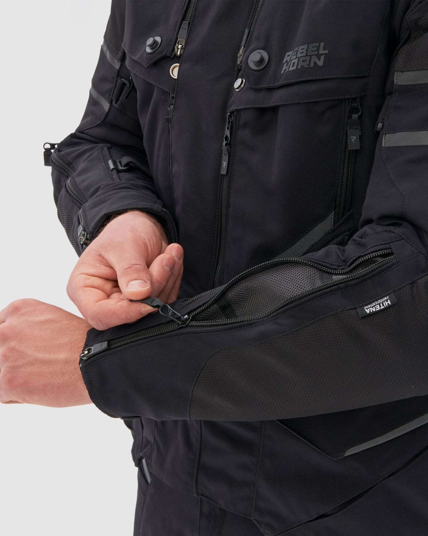Range Blouson Moto Noir