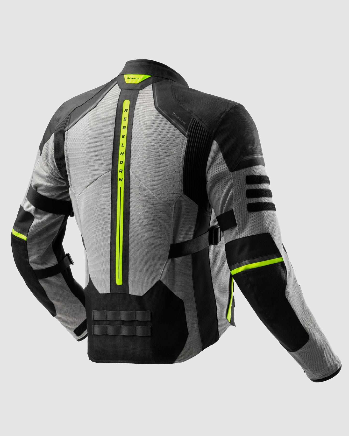 Scandal 3.0 Veste Moto Jaune Fluo