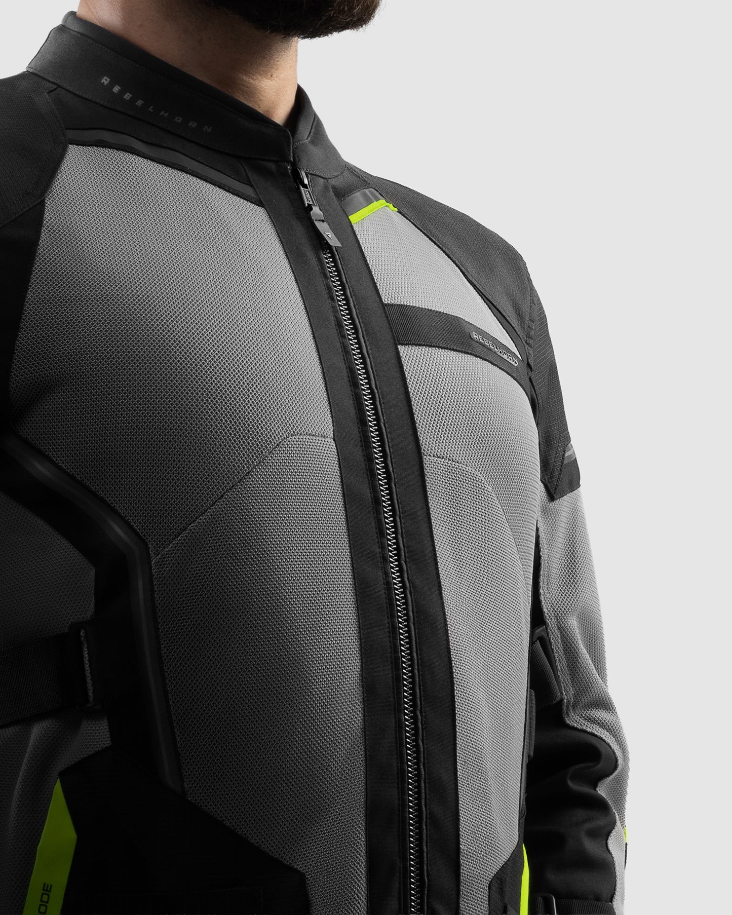 Scandal 3.0 Veste Moto Jaune Fluo