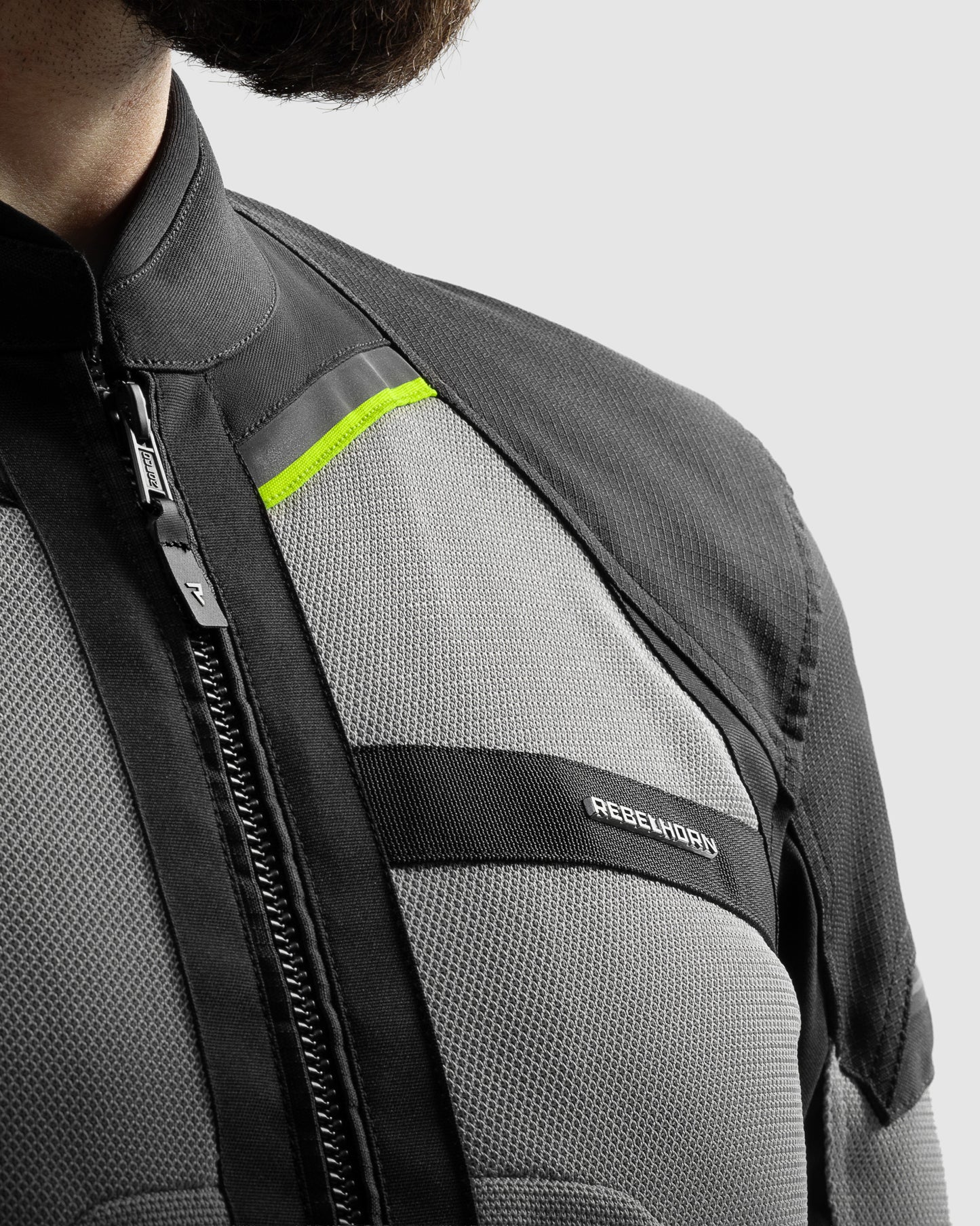 Scandal 3.0 Veste Moto Jaune Fluo