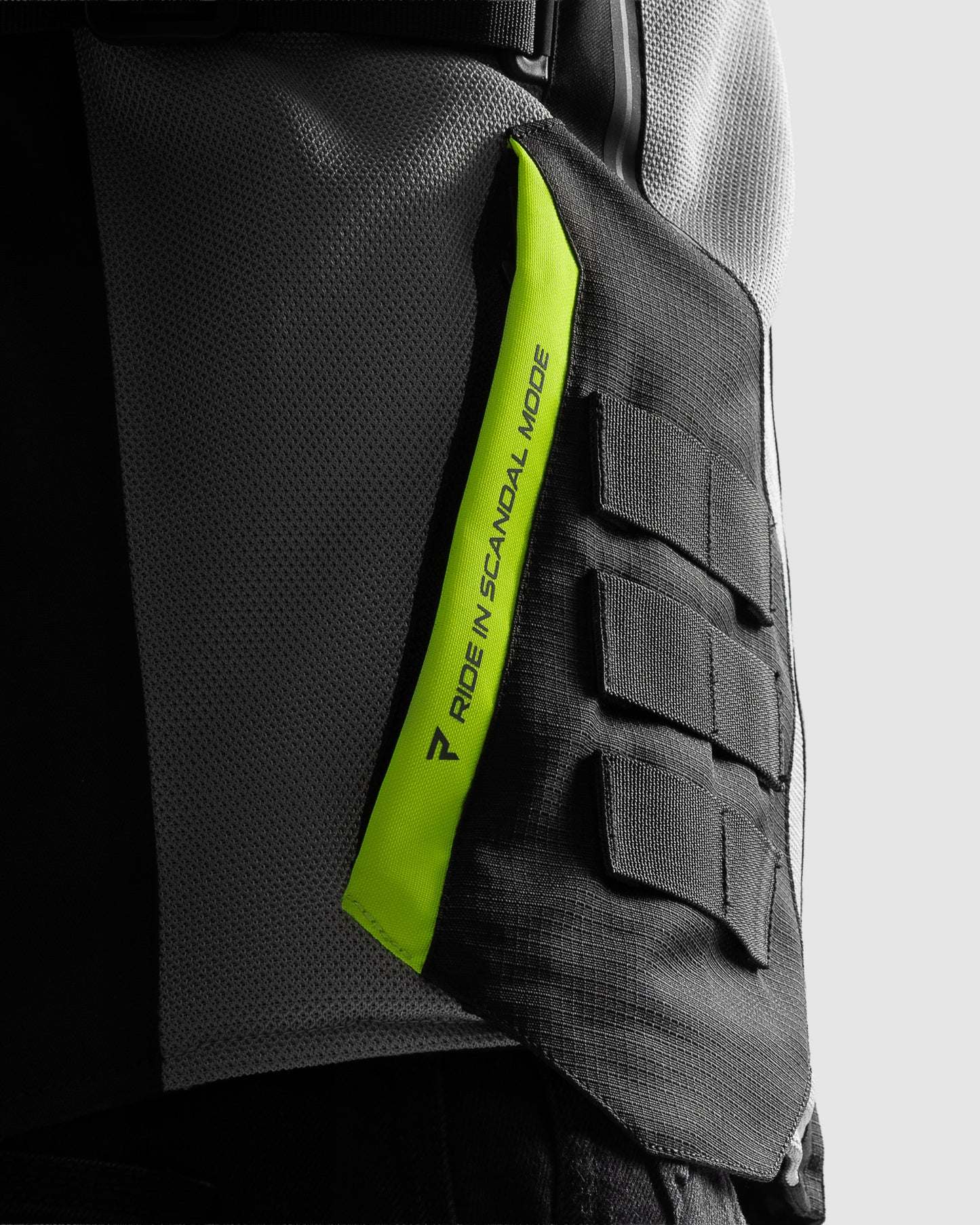 Scandal 3.0 Veste Moto Jaune Fluo