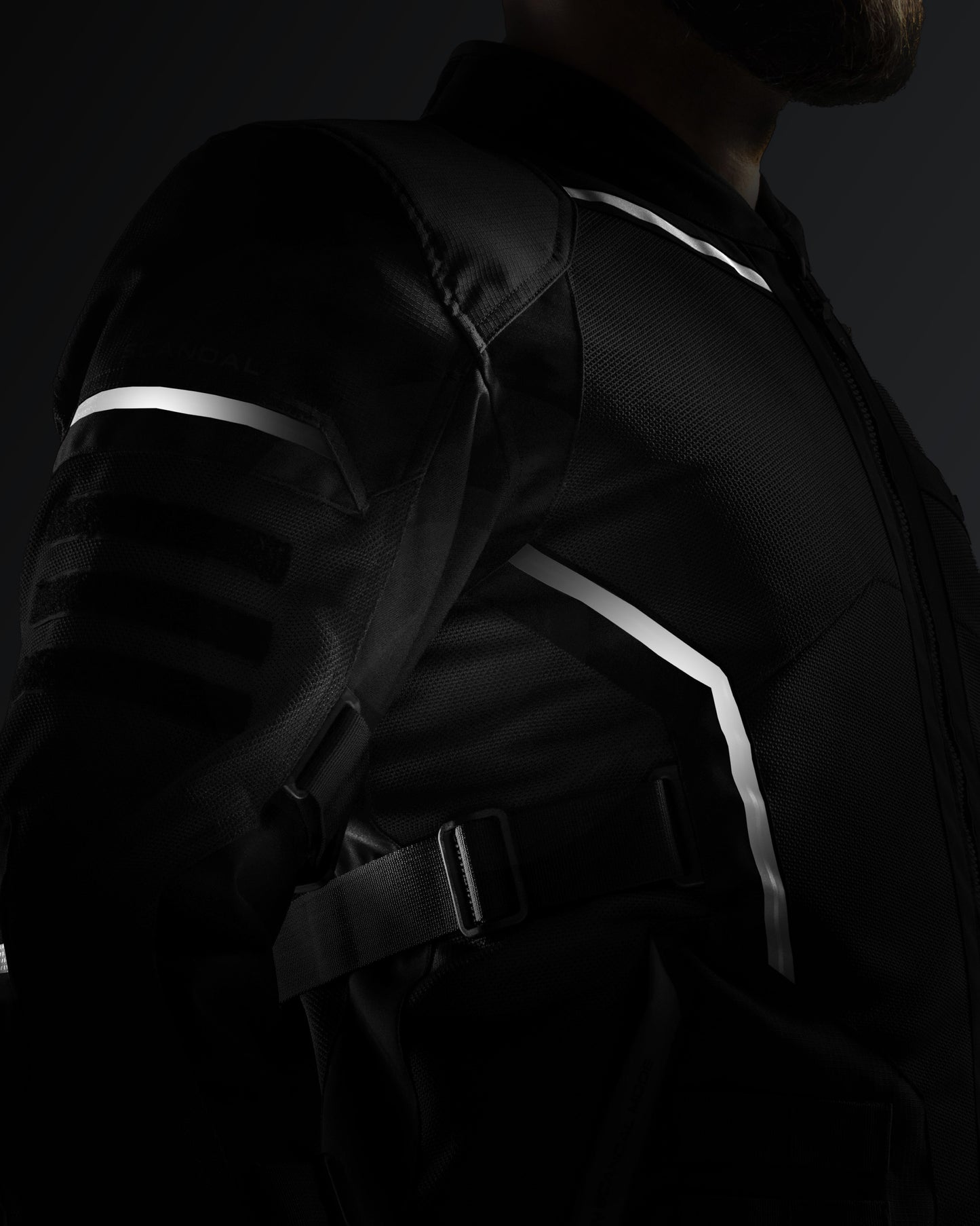 Scandal 3.0 Veste Moto Jaune Fluo