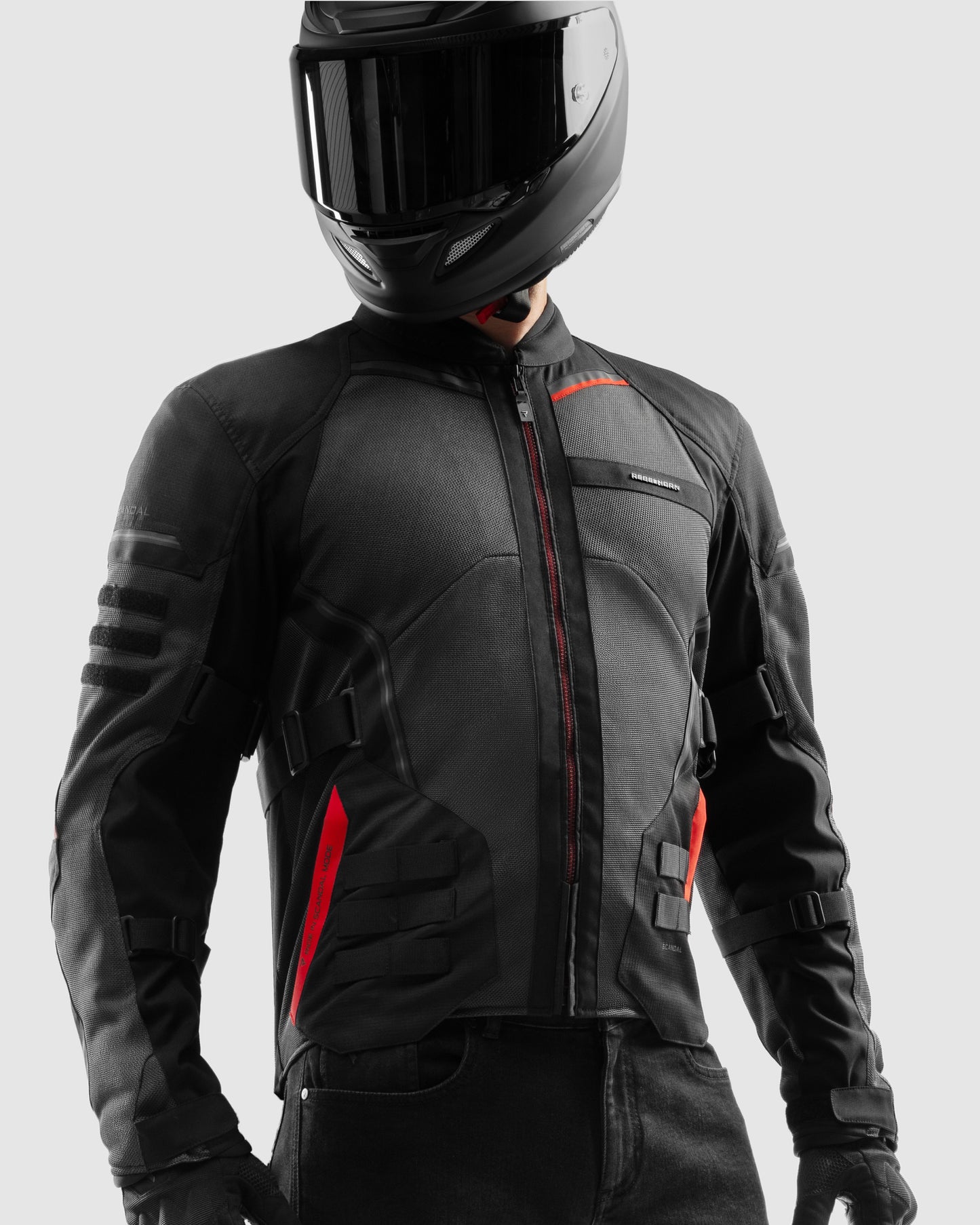 Scandal 3.0 Veste Moto Rouge