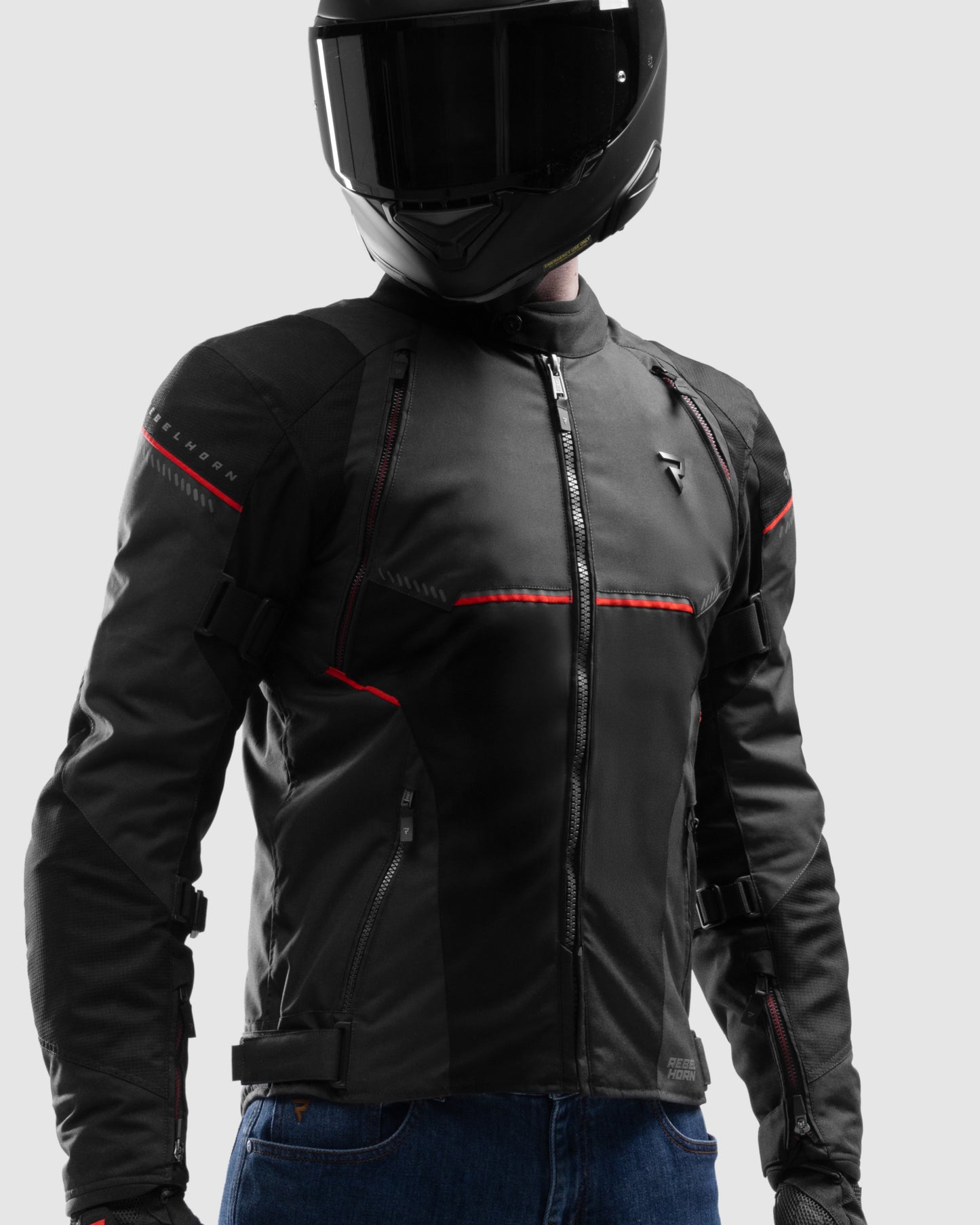 Swift Veste Moto Gris foncé