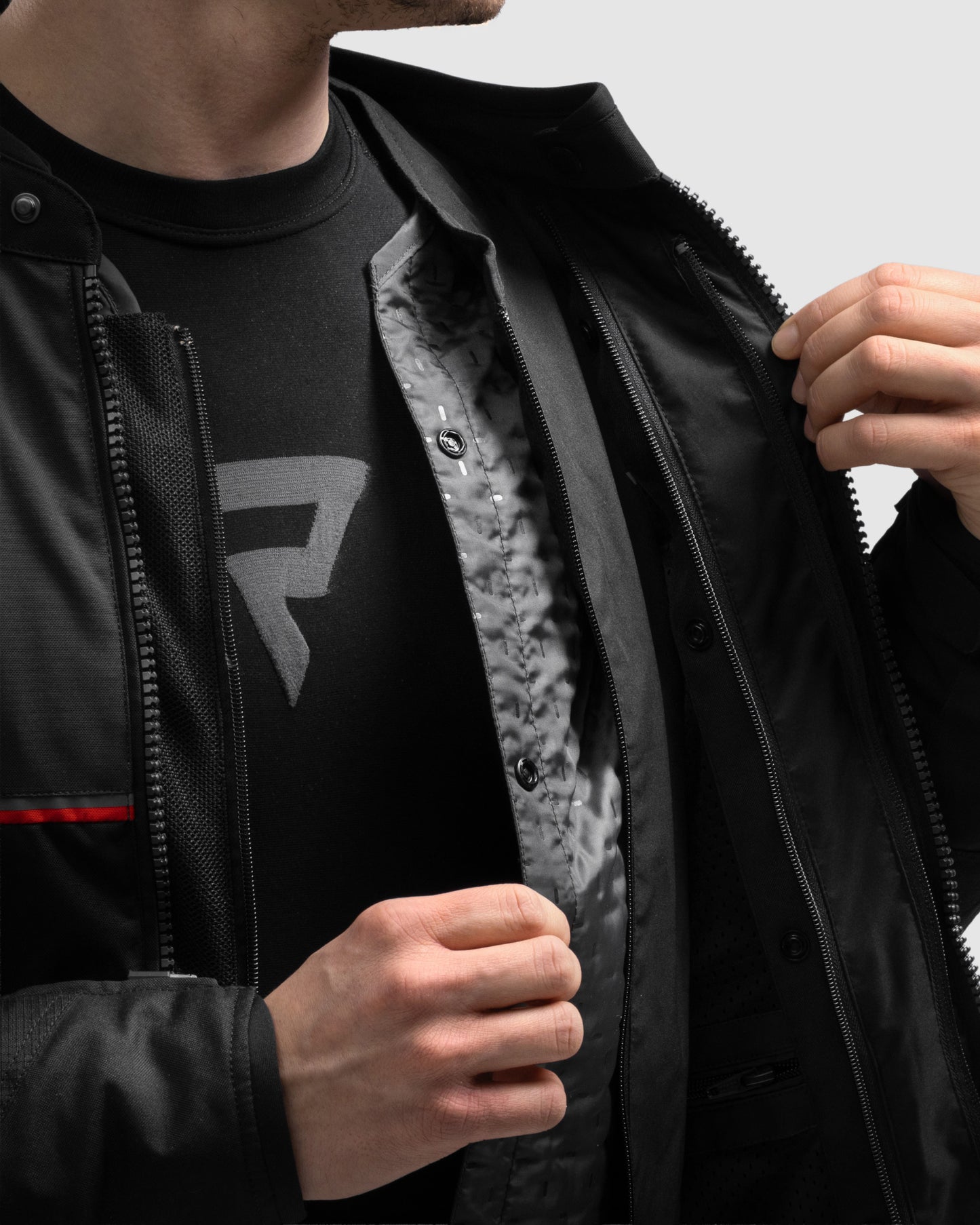 Swift Veste Moto Gris foncé