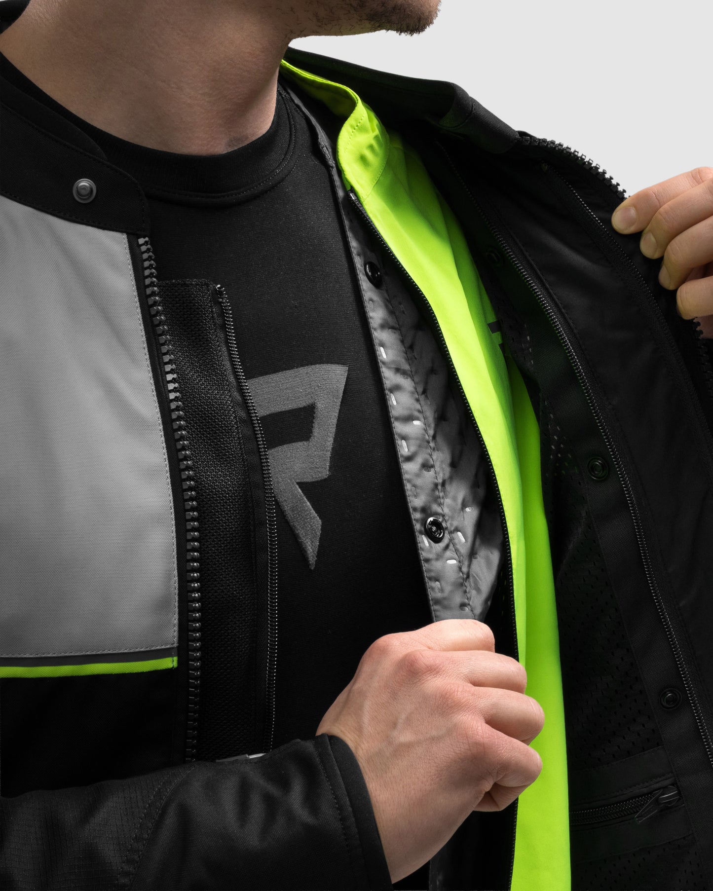 Swift Veste Moto Gris clair