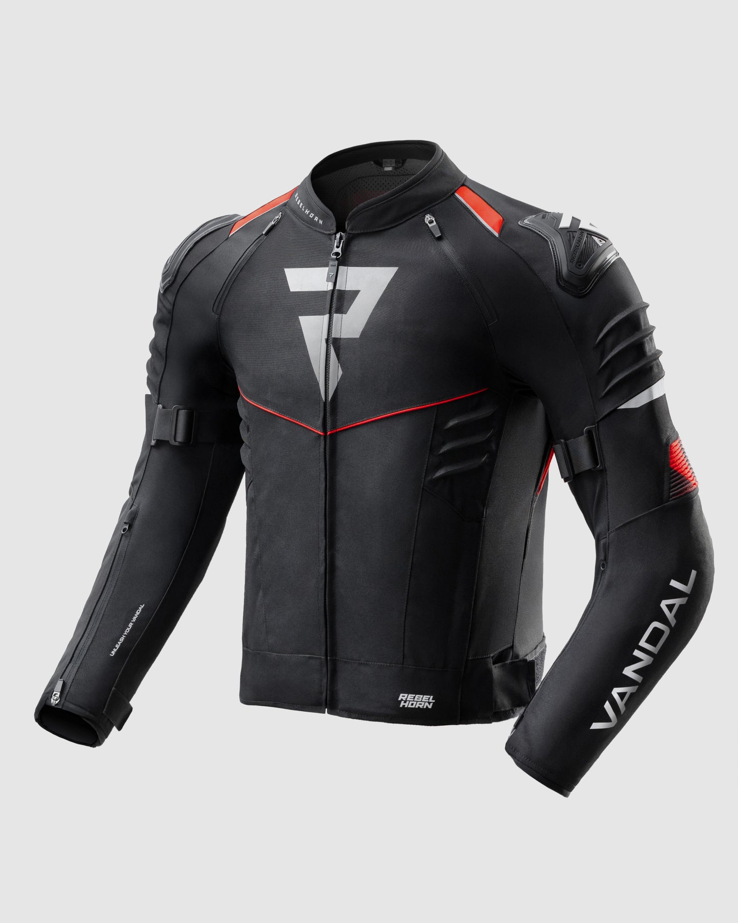 Vandal 2 TEX Veste Moto Rouge