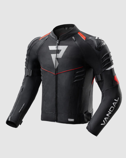 Vandal 2 TEX Veste Moto Rouge